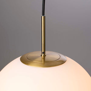 Nora Cafependel Ø30 cm – opal/messing