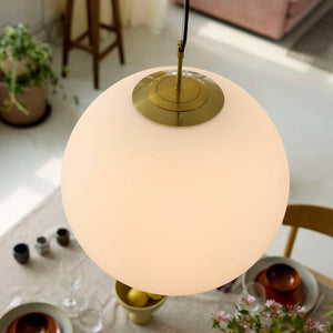 Nora Cafependel Ø50 cm – opal/messing