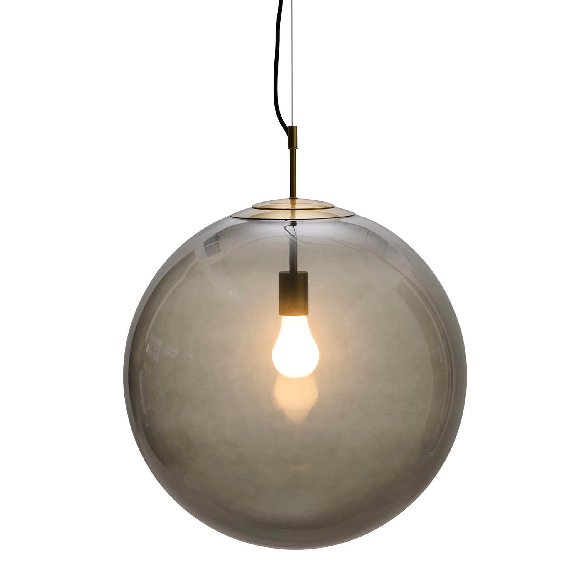 Nora Cafependel Ø50 cm – mørktonet/messing