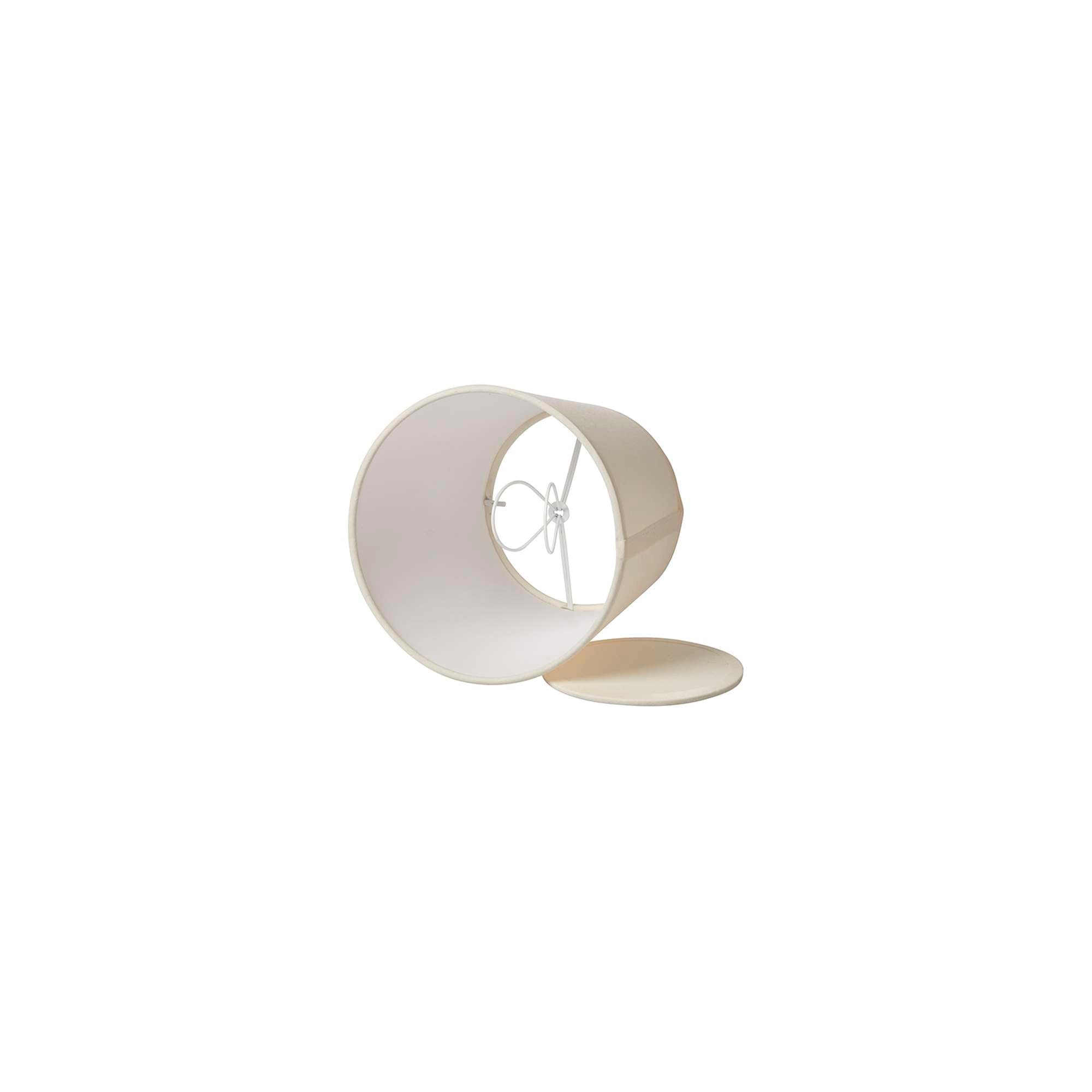 Emma Domus Lampeskærm 13,5 cm. Creme
