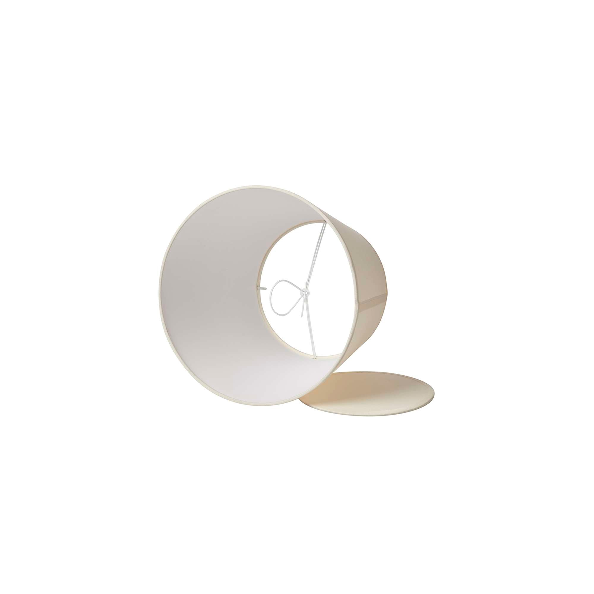 Emma Domus Lampeskærm 20 cm. Creme