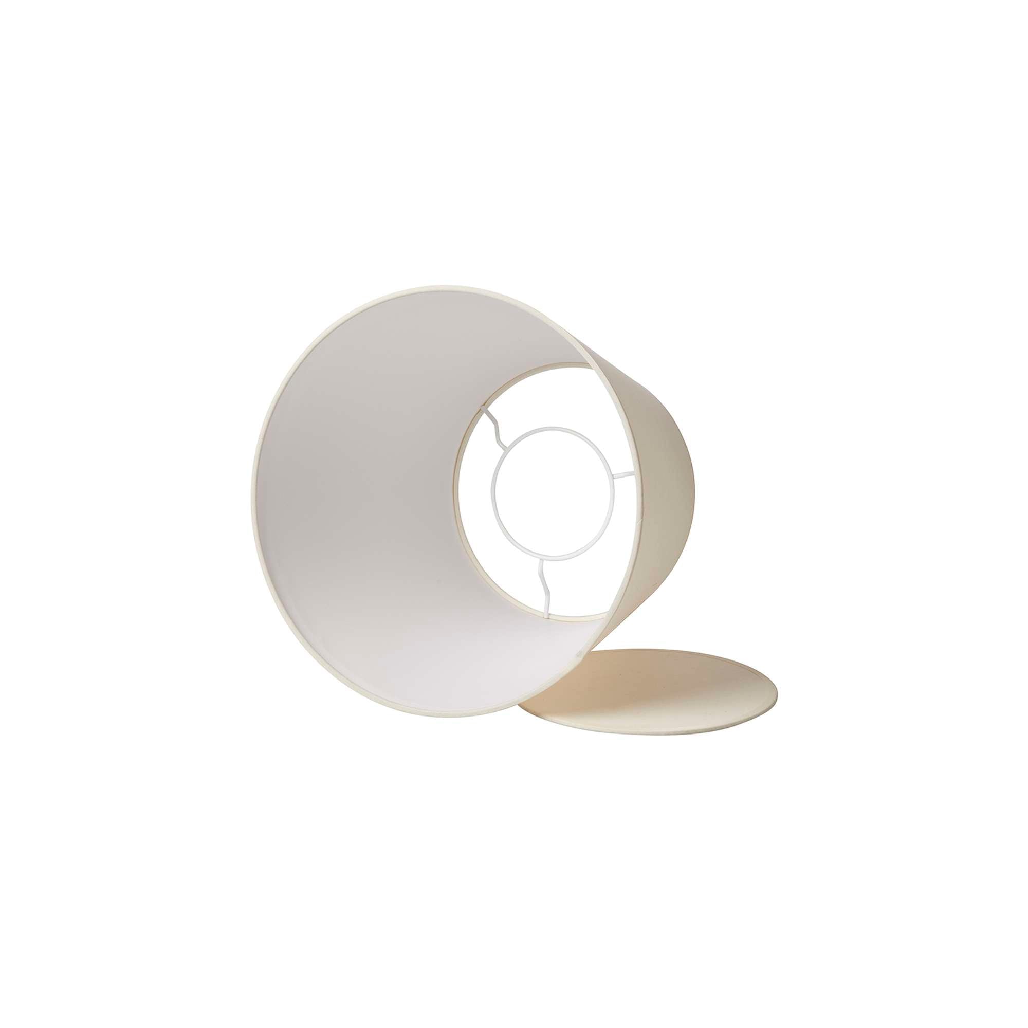 Emma Domus Lampeskærm 24,5 cm. Creme