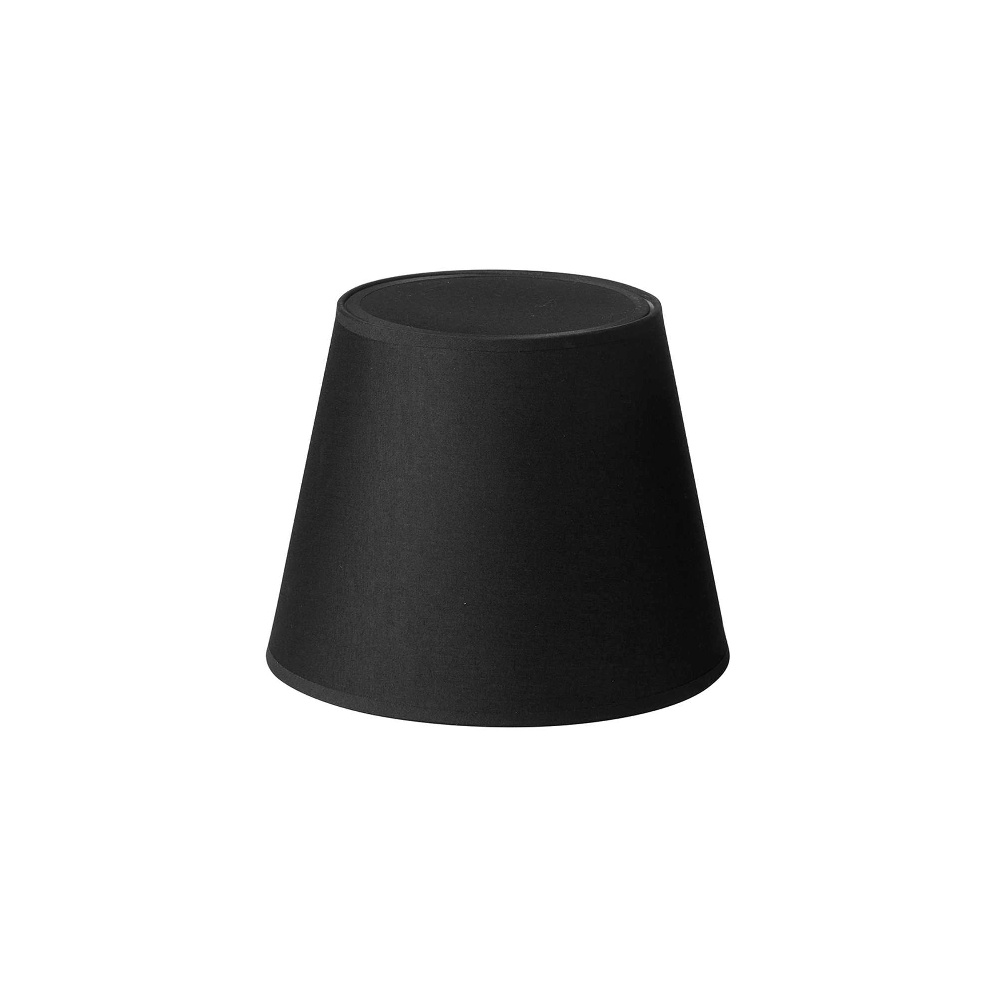 Emma Domus Lampeskærm 20 cm. Sort