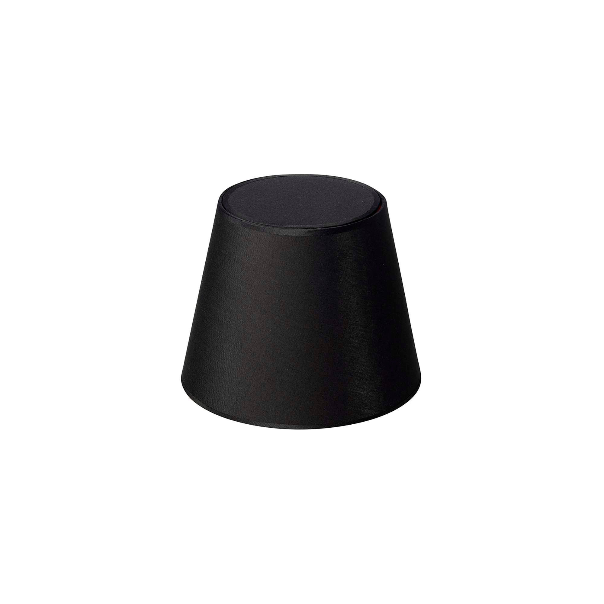 Isabella Domus Lampeskærm 20 cm. Sort/kobber