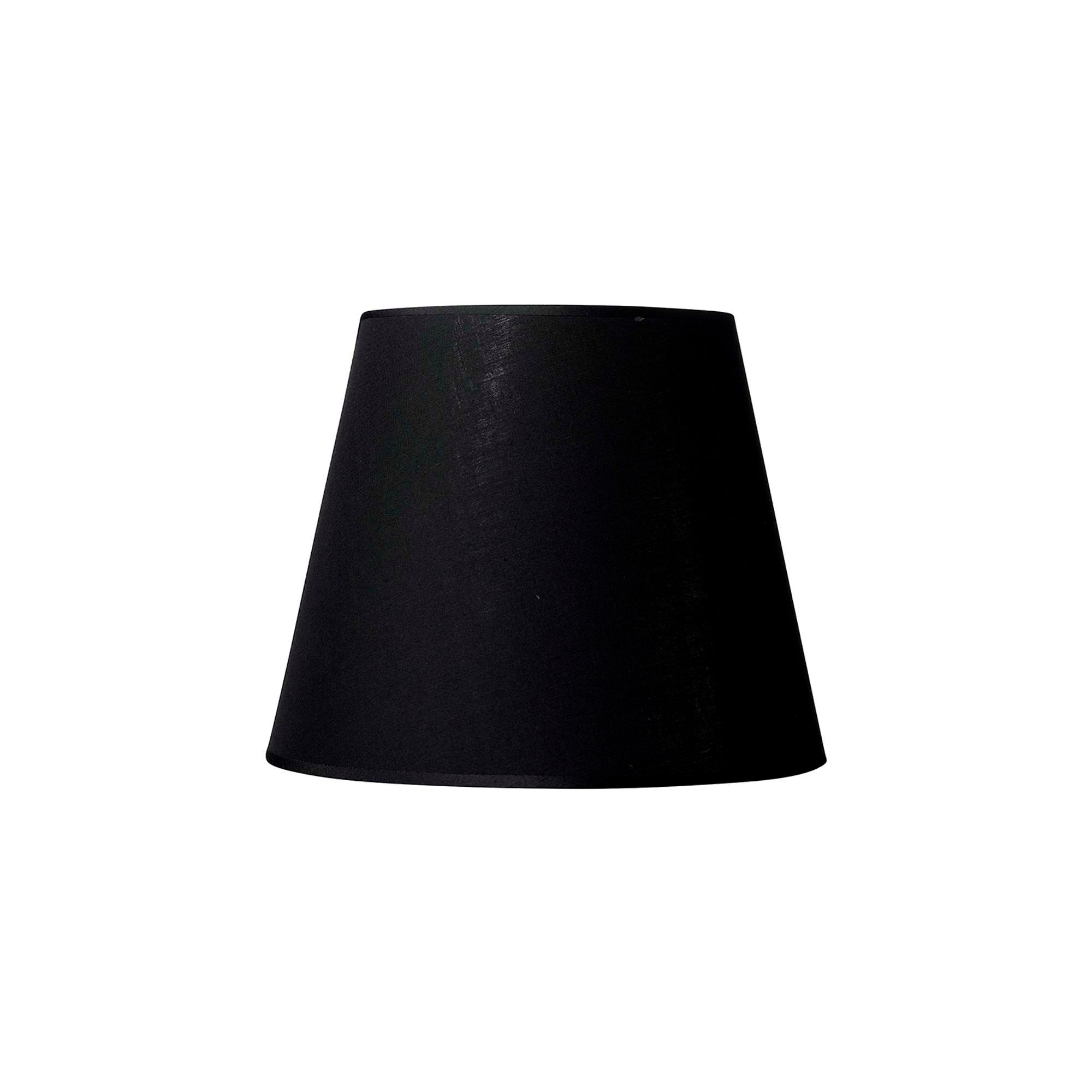 Isabella Domus Lampeskærm 24,5 cm. Sort/kobber