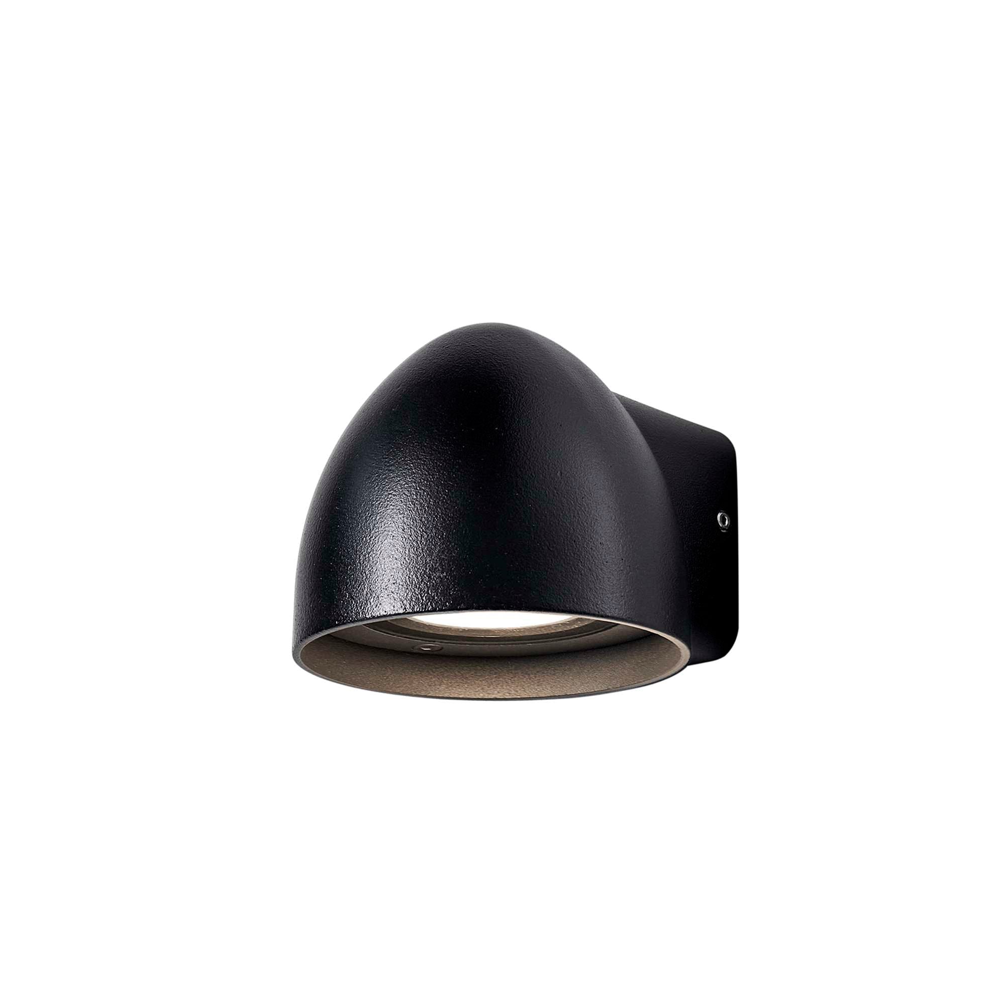 Birk Udendørs væglampe Sort Up/Downlight