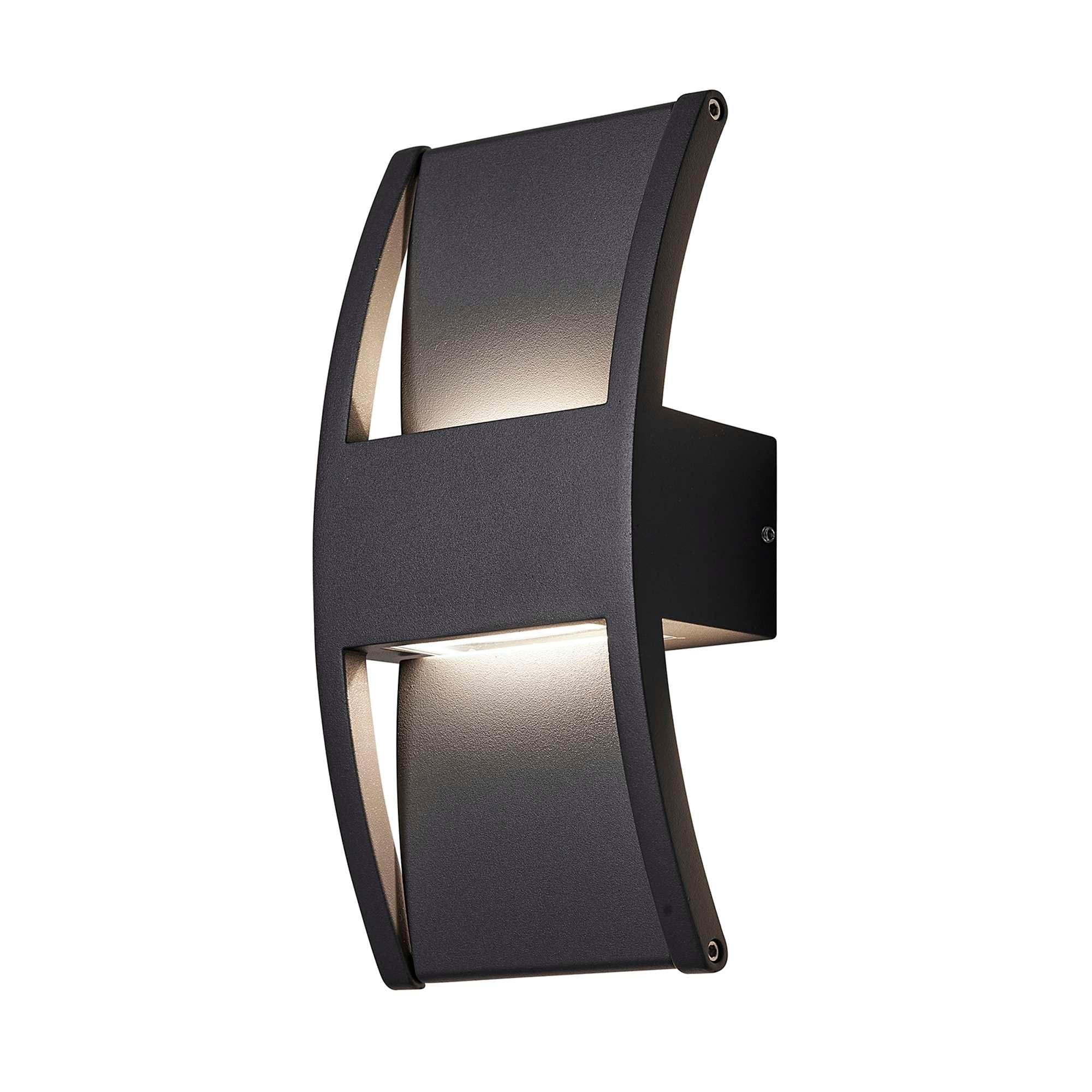 Lærk Udendørs væglampe Antracitgrå Up/Downlight