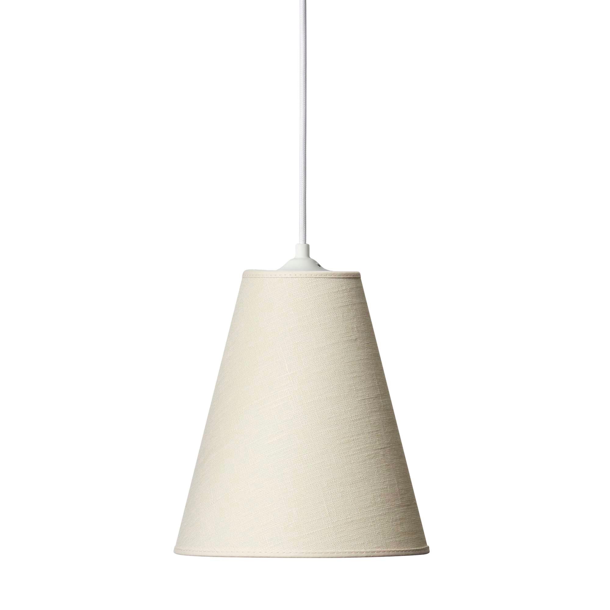 Carolin Pendel Creme m/Hvid ledning