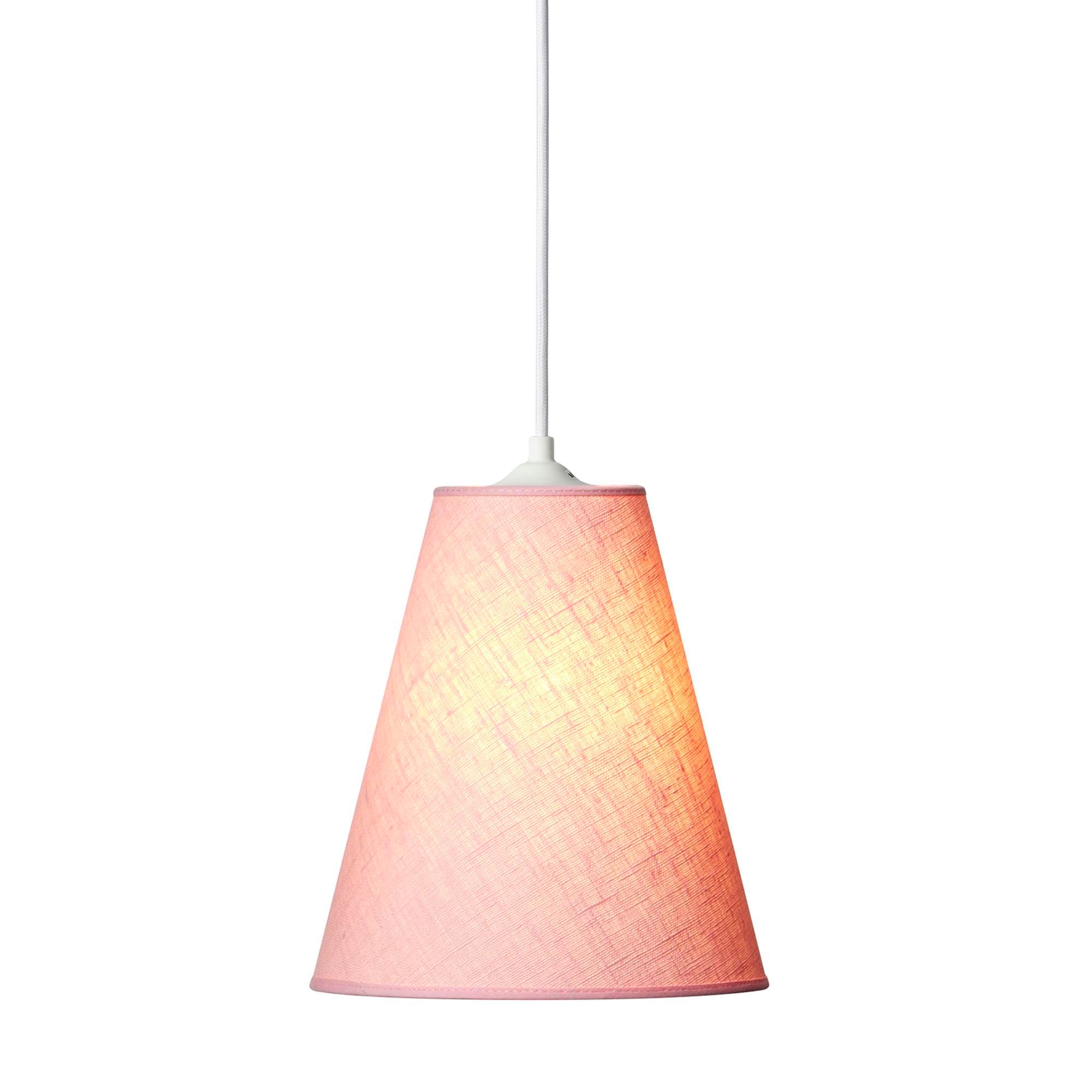 Carolin Pendel Pink m/Hvid ledning