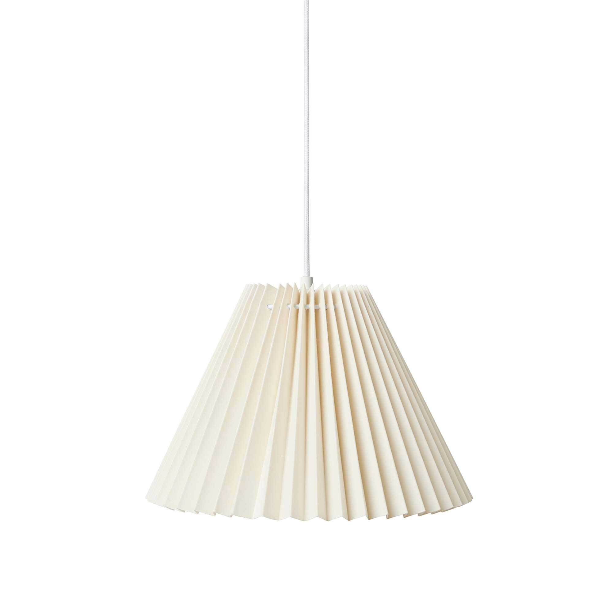 Emma Piso Pendel Creme m/Hvid ledning