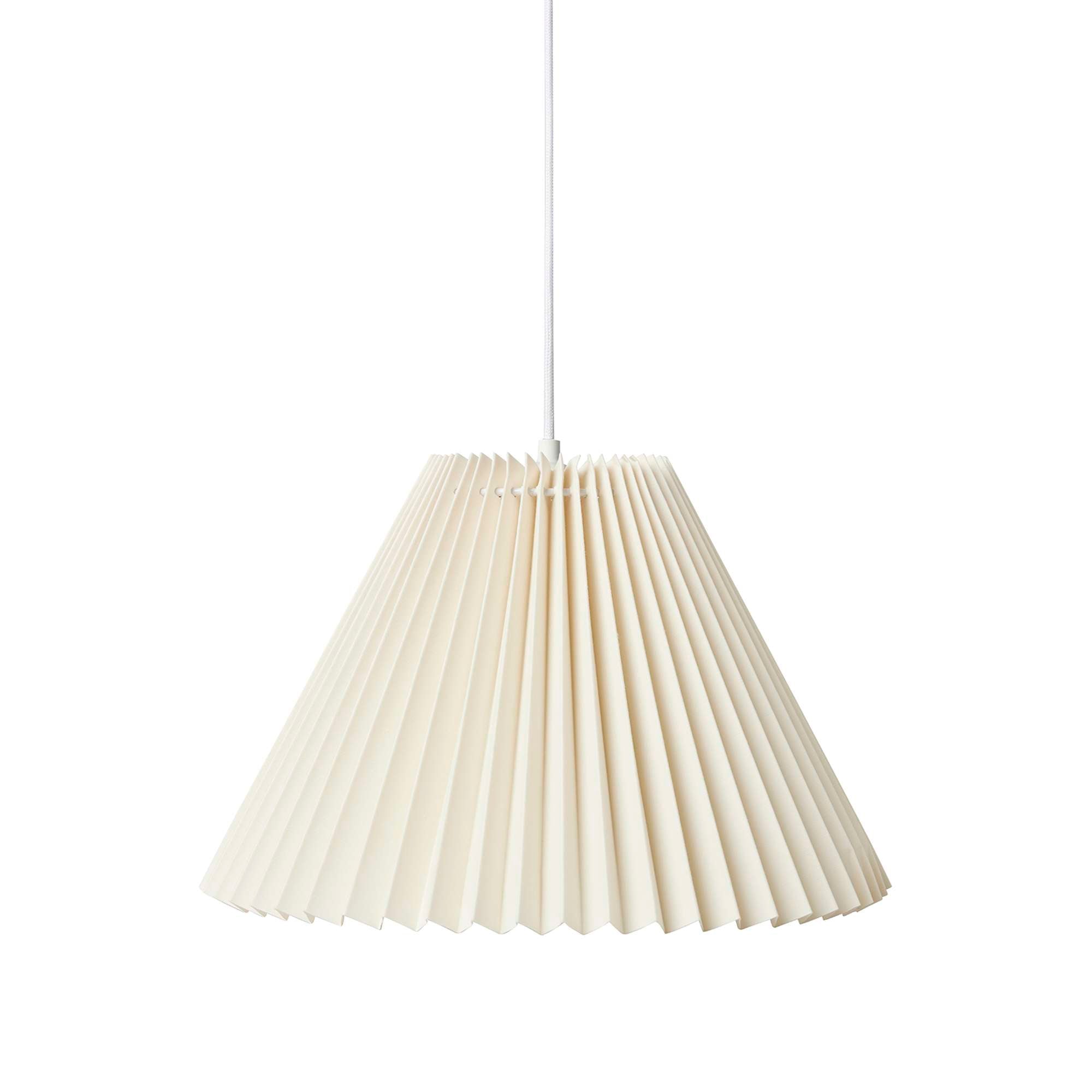 Emma Piso Pendel Creme m/Hvid ledning