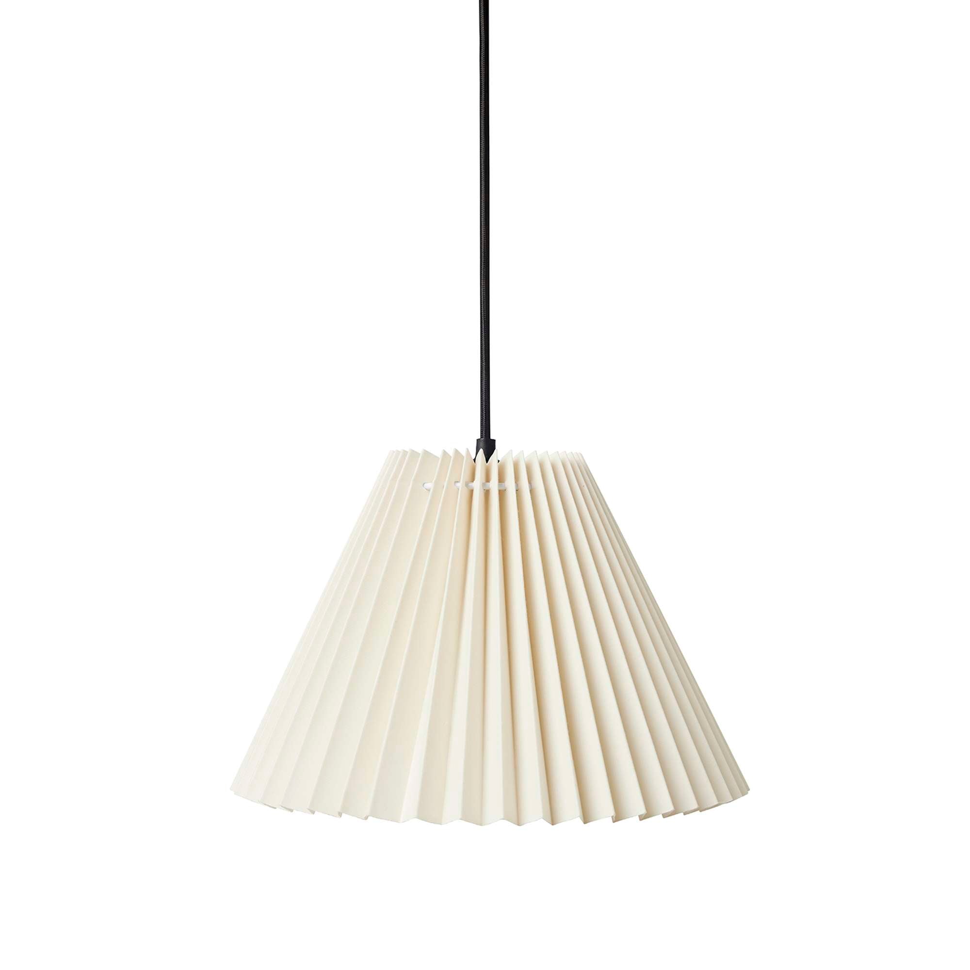 Emma Piso Pendel Creme m/Sort ledning