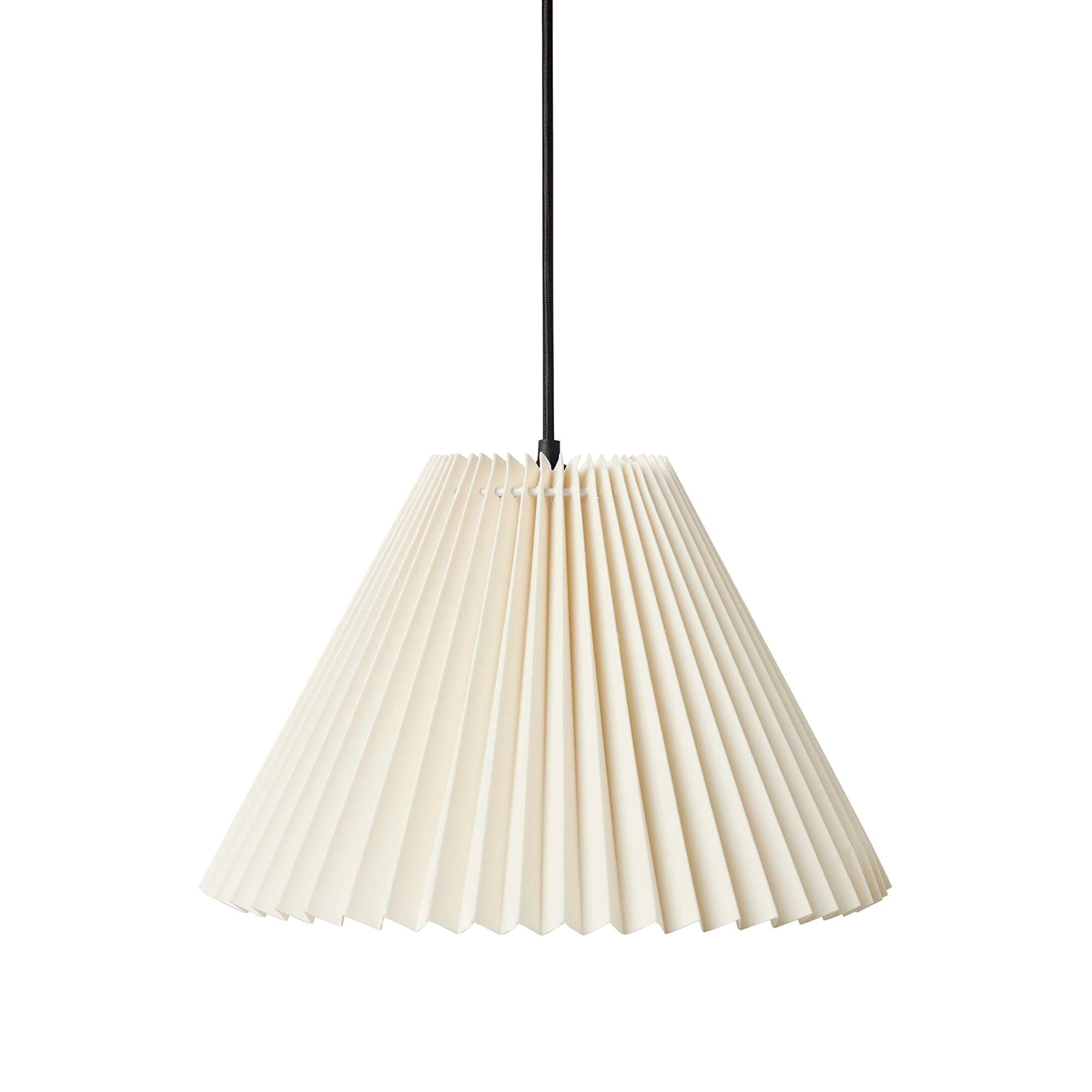Emma Piso Pendel Creme m/Sort ledning