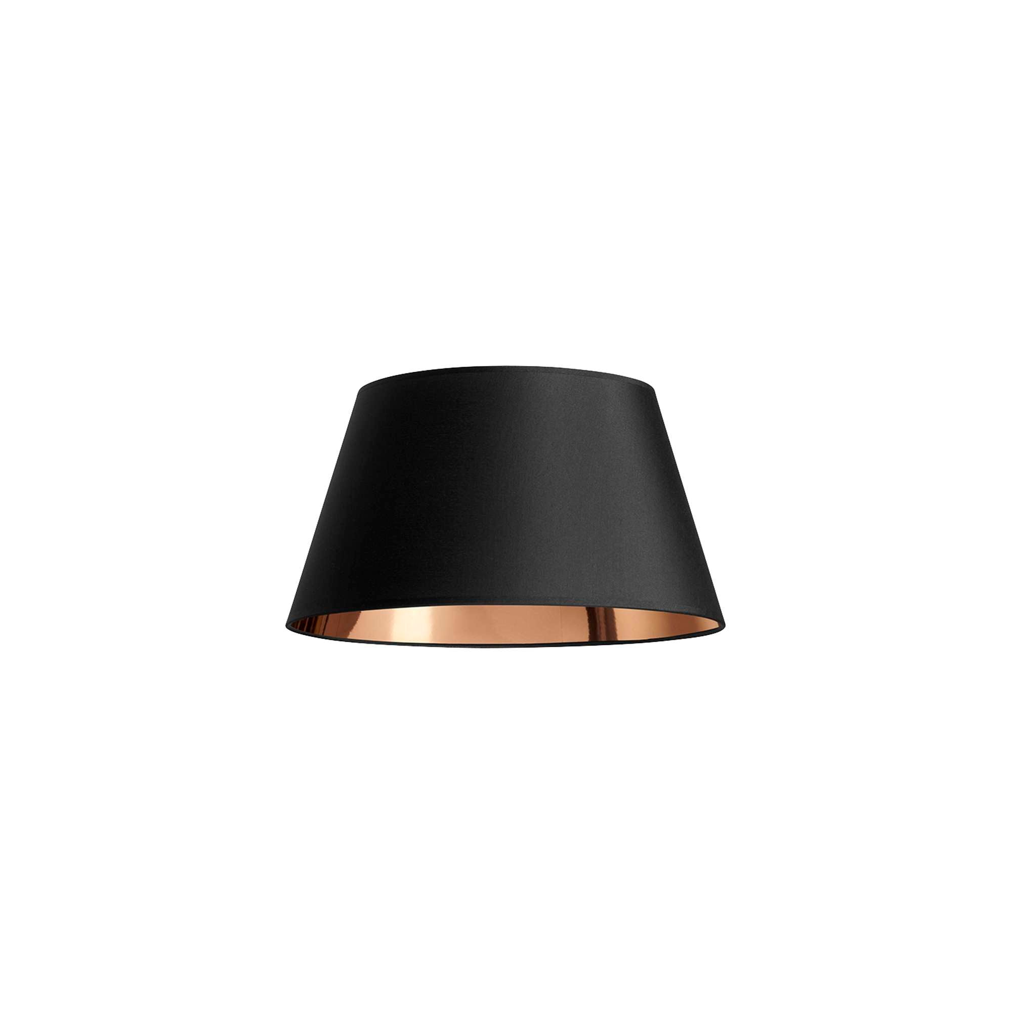 Isabella Campo Lampeskærm 45 cm. Sort/kobber