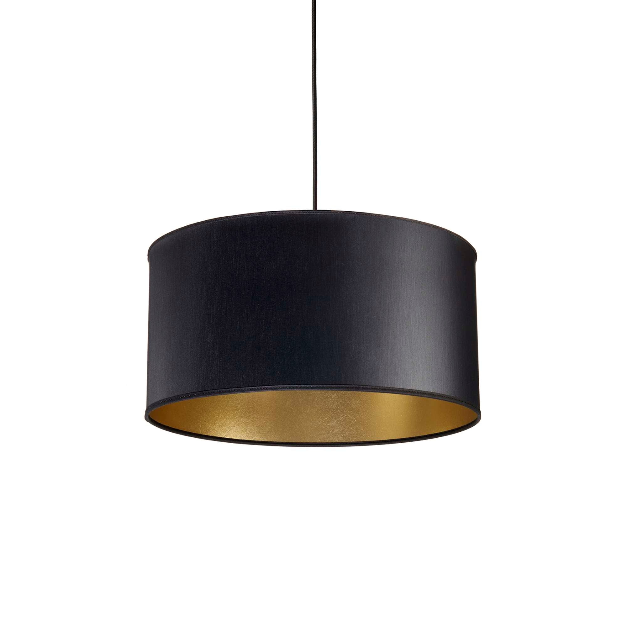 Isabella Castillo Lampeskærm 40 cm. Sort/guld
