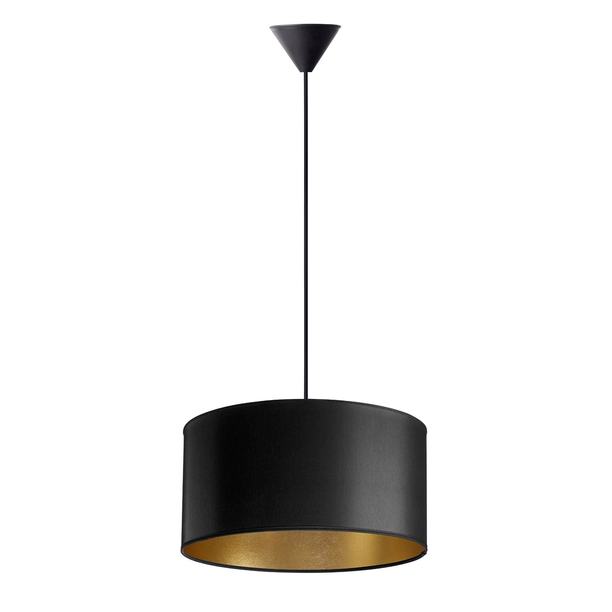 Isabella Castillo Pendel 40 cm. Sort/guld