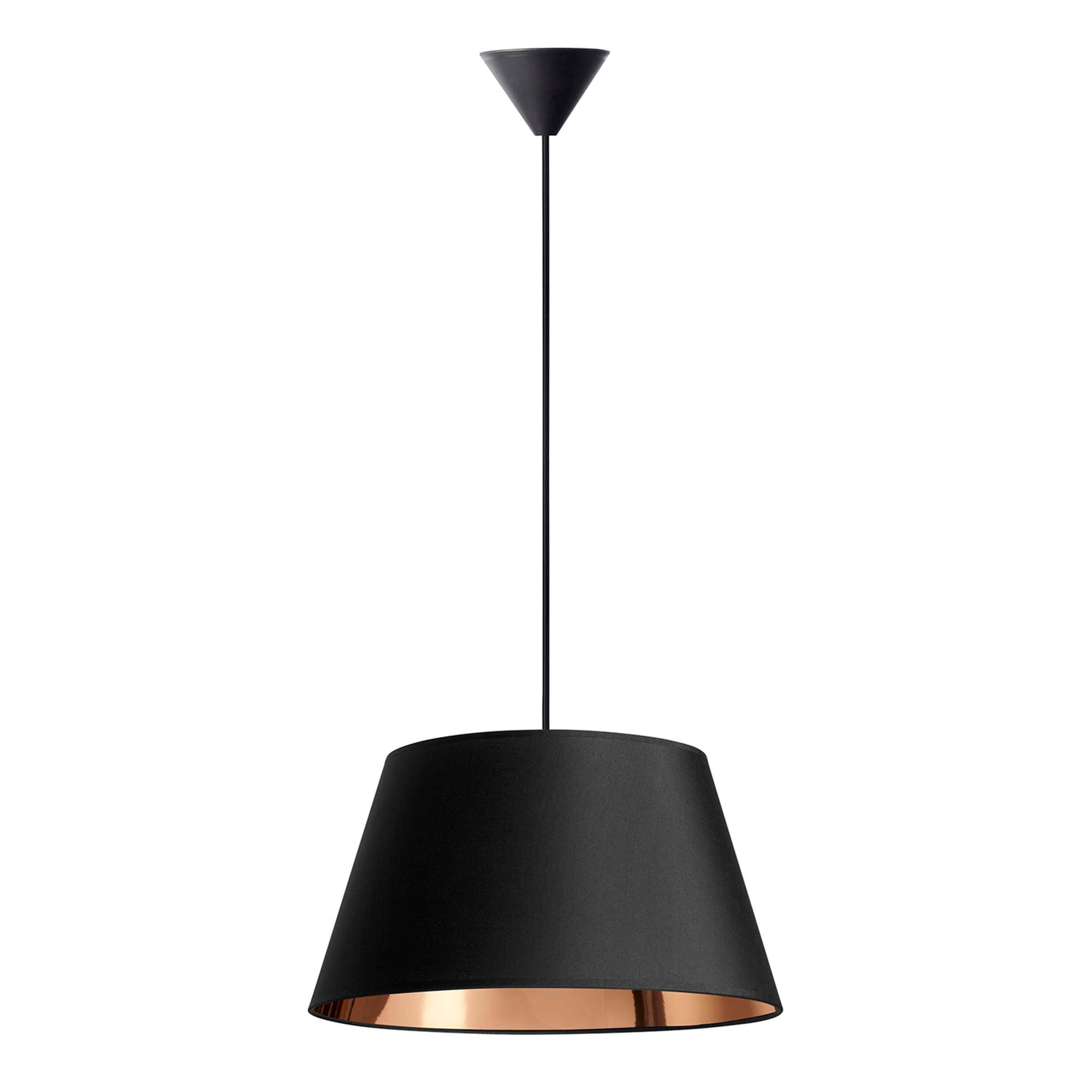 Isabella Campo Pendel 45 cm. Sort/kobber