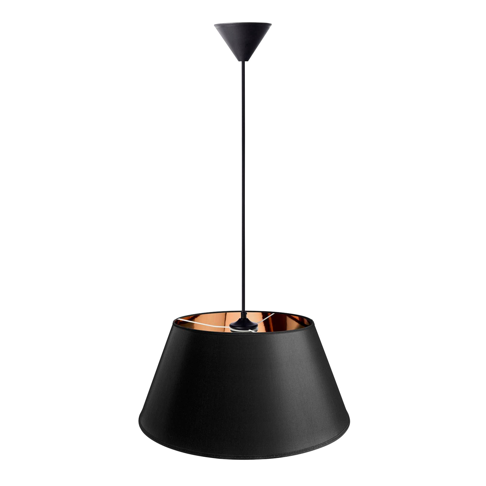 Isabella Campo Pendel 45 cm. Sort/kobber