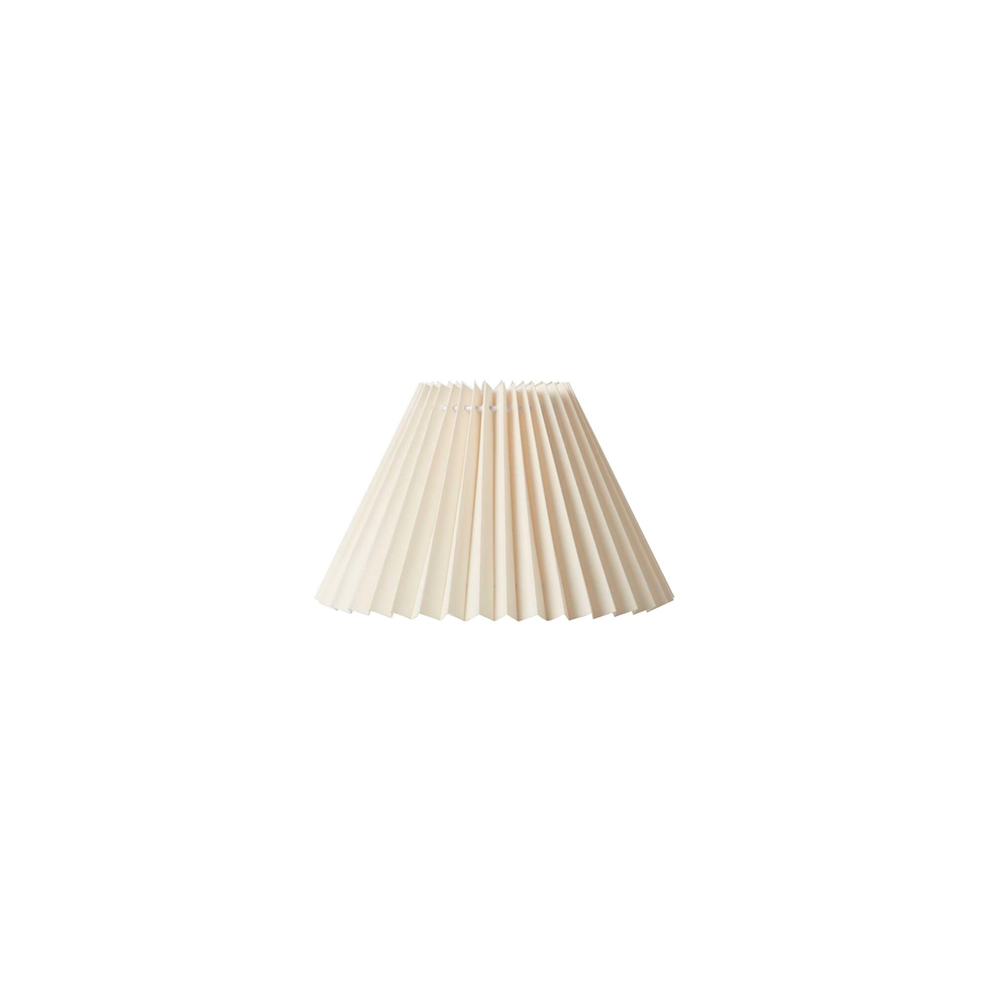 Emma Hacienda Plisseskærm 15,5 cm. Creme