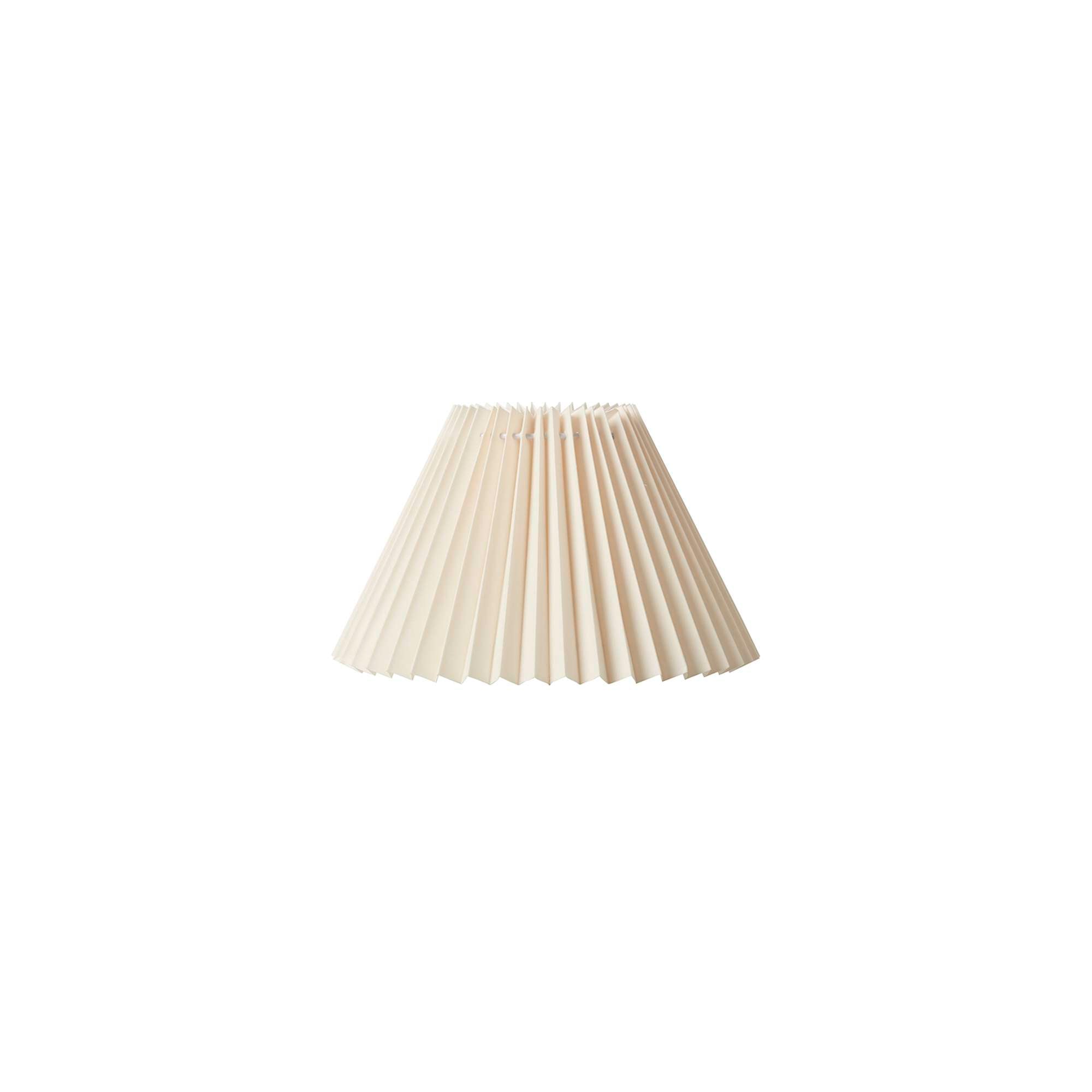 Emma Hacienda Plisseskærm 17 cm. Creme