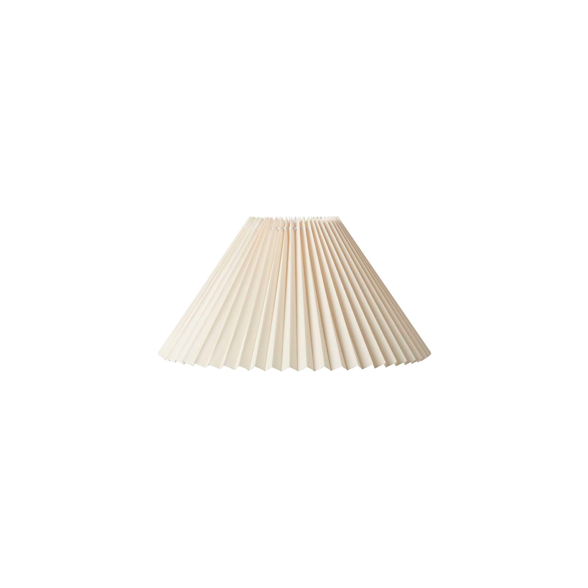 Emma Hacienda Plisseskærm 23 cm. Creme