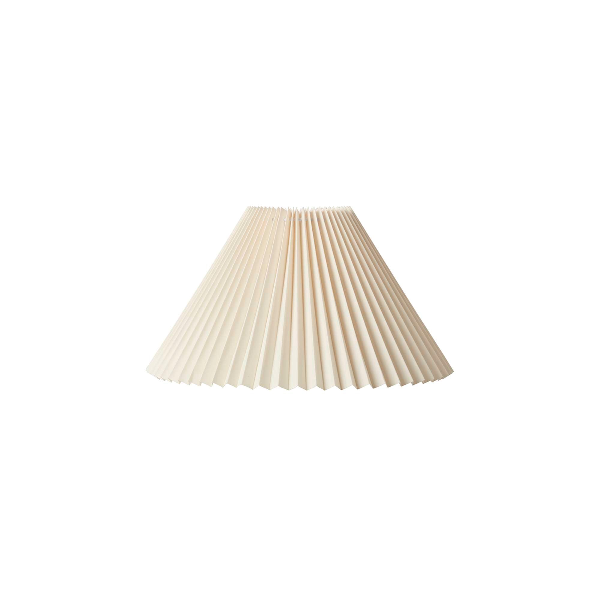 Emma Hacienda Plisseskærm 25 cm. Creme