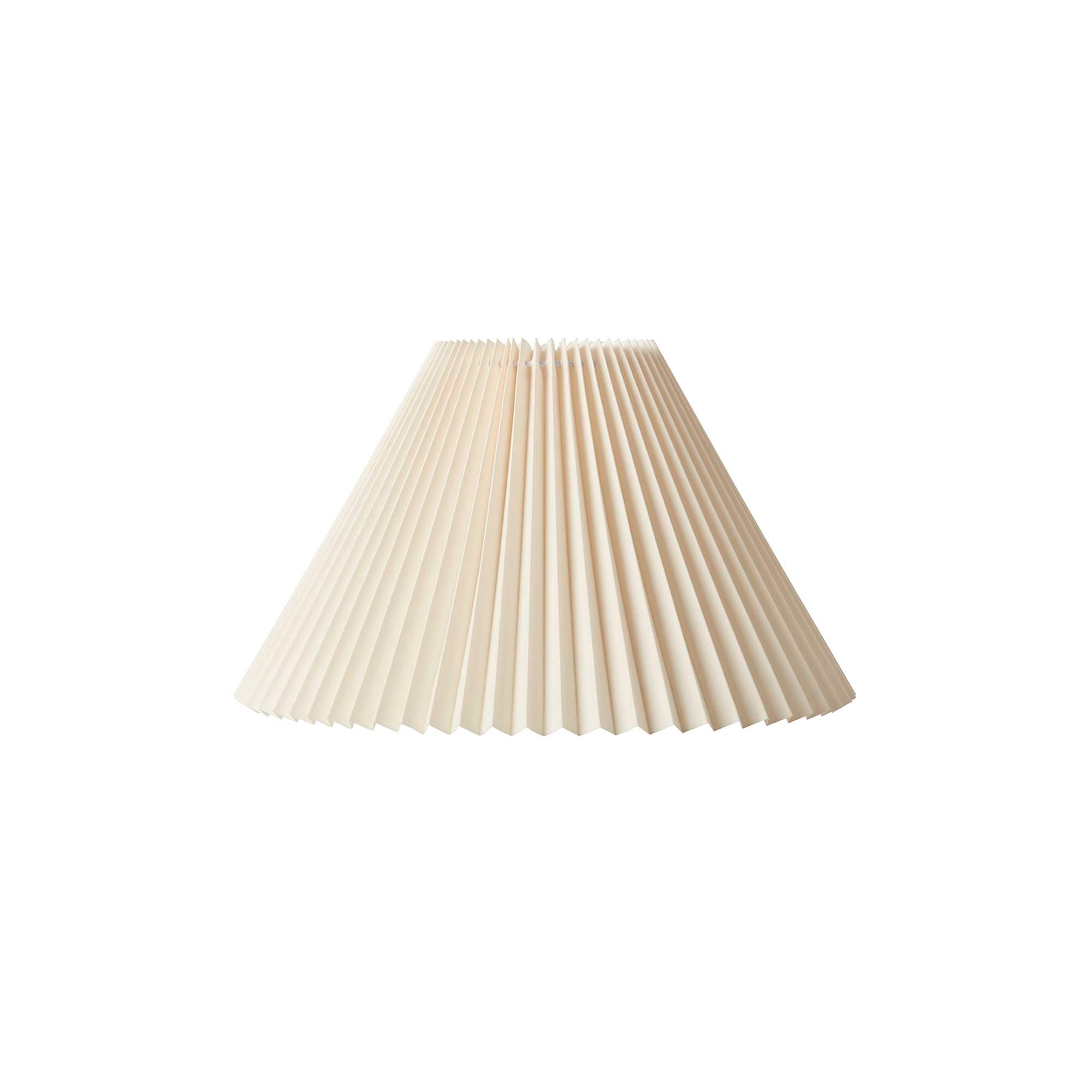 Emma Hacienda Plisseskærm 27 cm. Creme