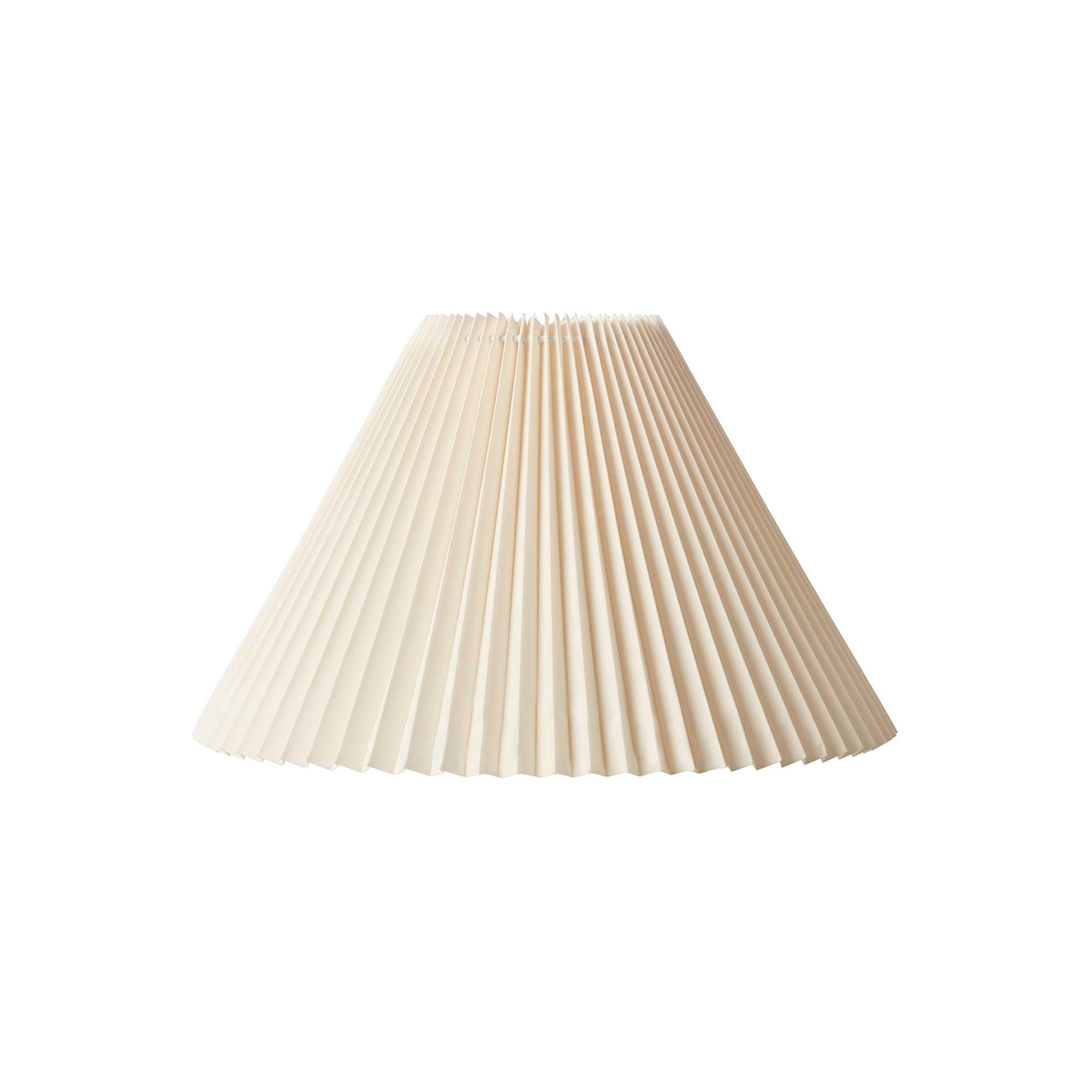 Emma Hacienda Plisseskærm 30 cm. Creme