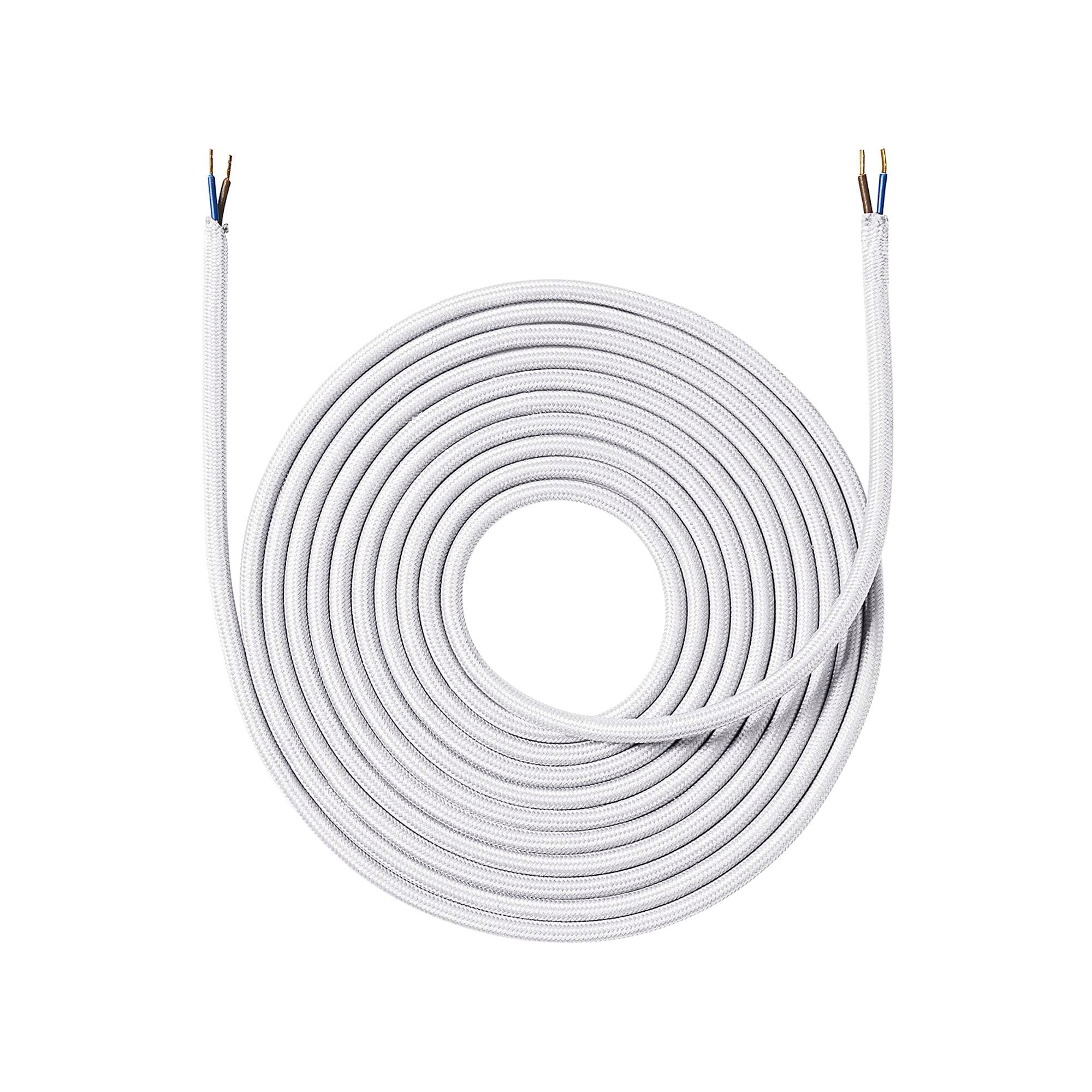 Hvid Stofledning 4 m.