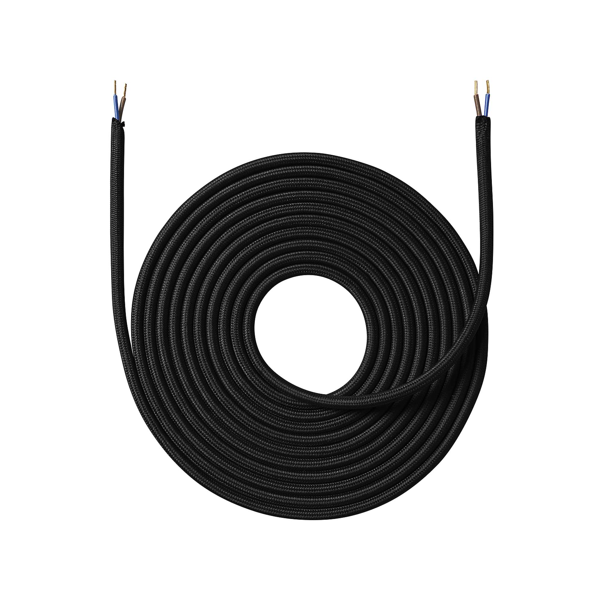 Sort Stofledning 4 m.