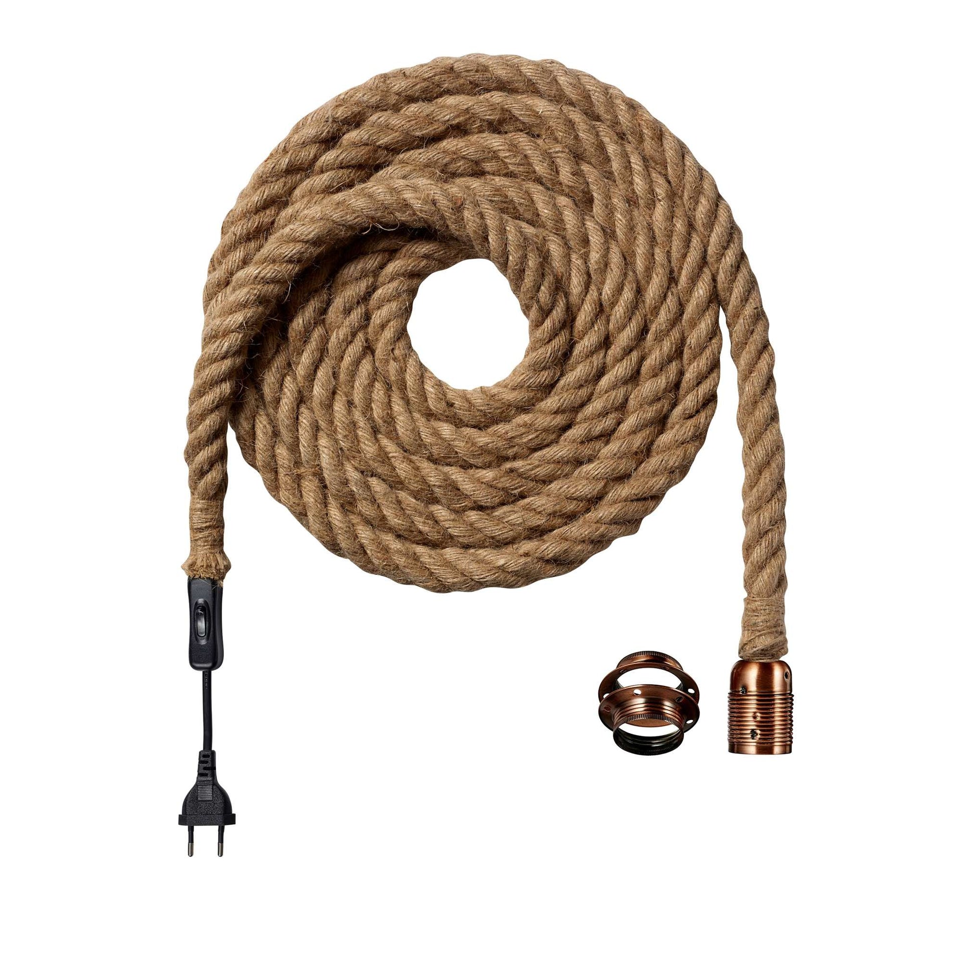Fatningssæt reb Antik kobber