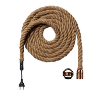 Fatningssæt reb Antik kobber