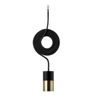 P8 Fatningssæt Sort/messing