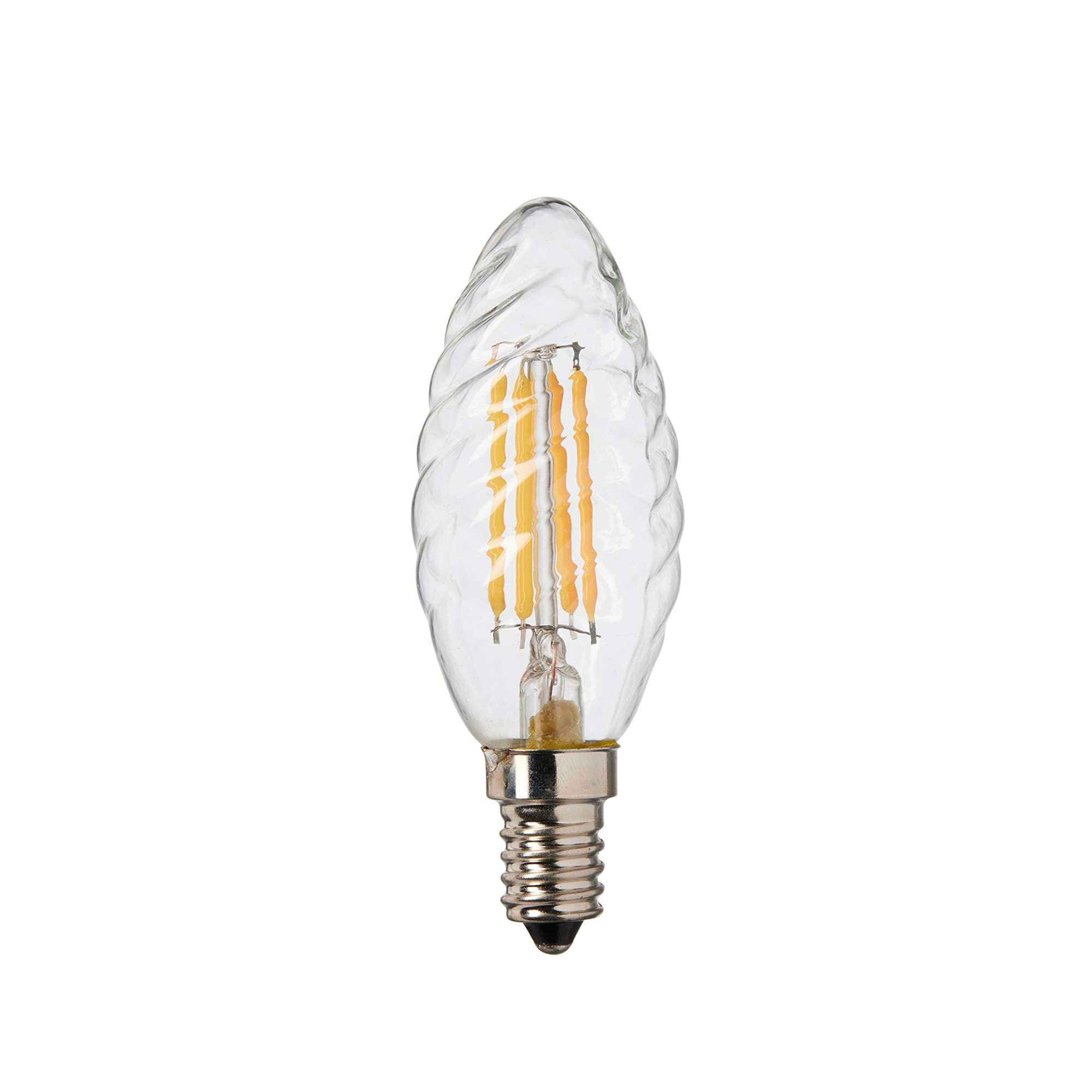Snoet LED kertepære 3W Klart glas