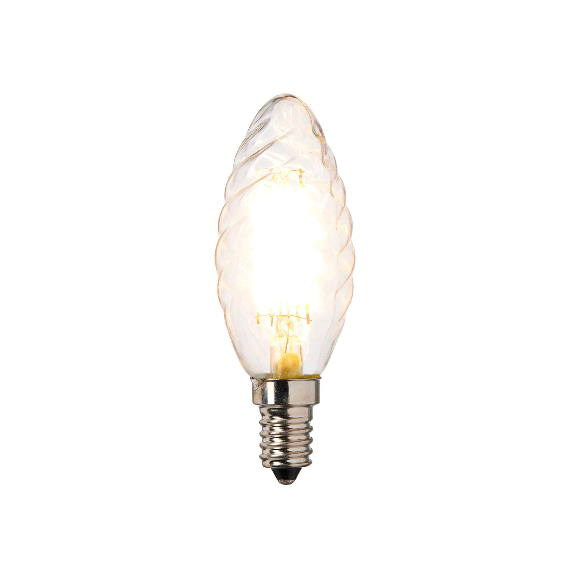 Snoet LED kertepære 4W Klart glas