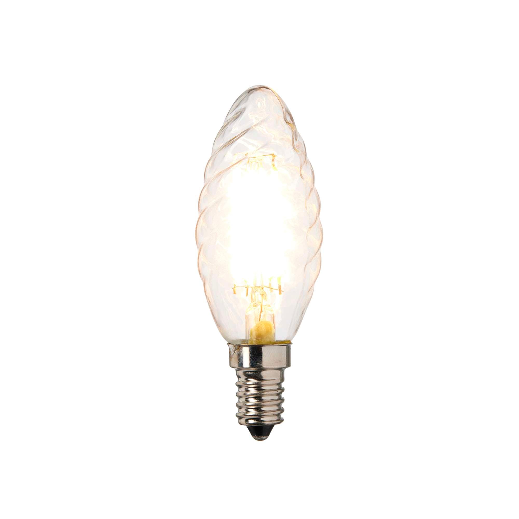 Snoet LED kertepære 4W Klart glas