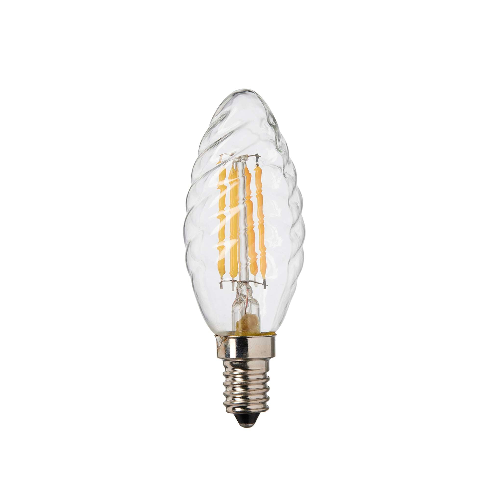 Snoet LED kertepære 4W Klart glas