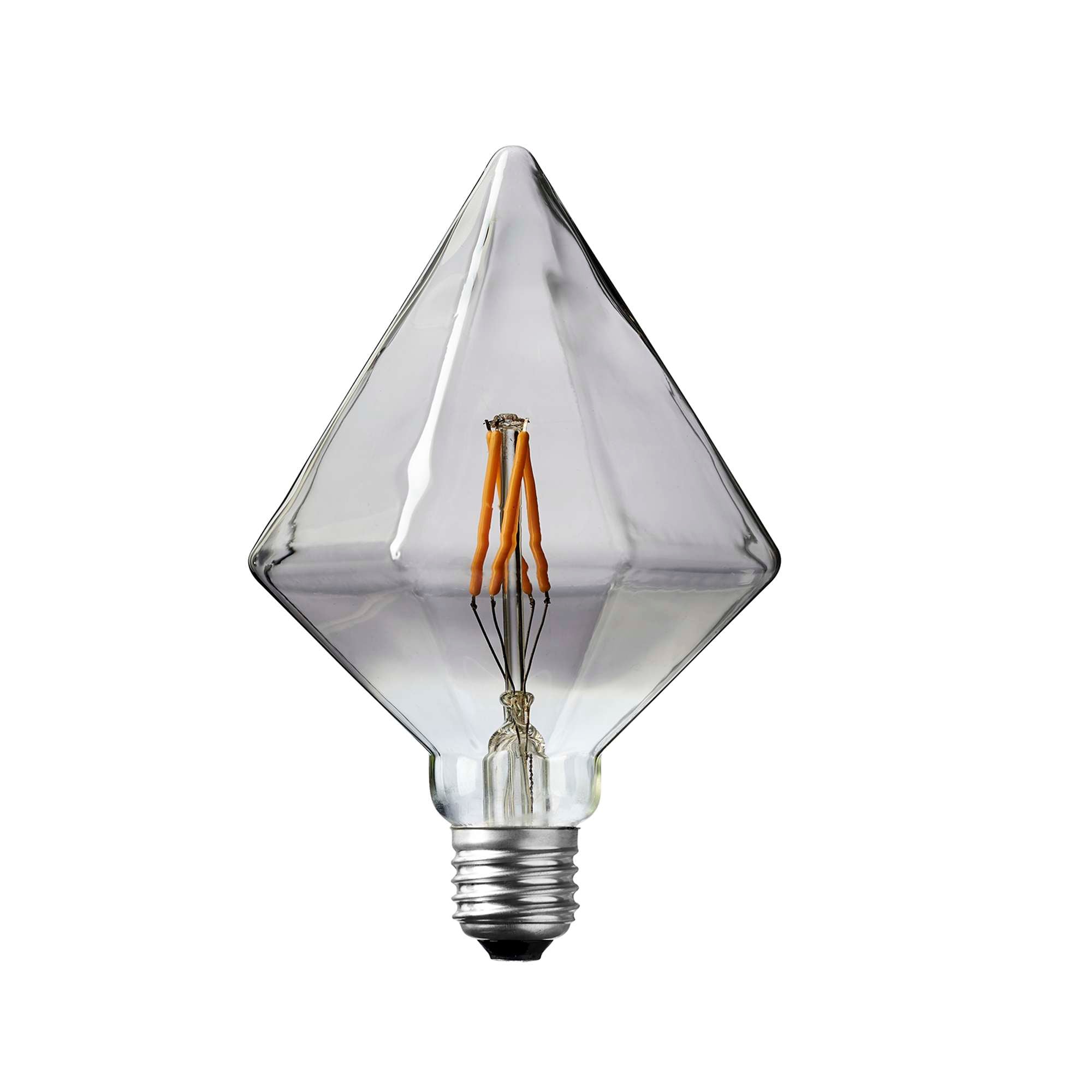 Diamant LED Globepære 3W Mørktonet glas