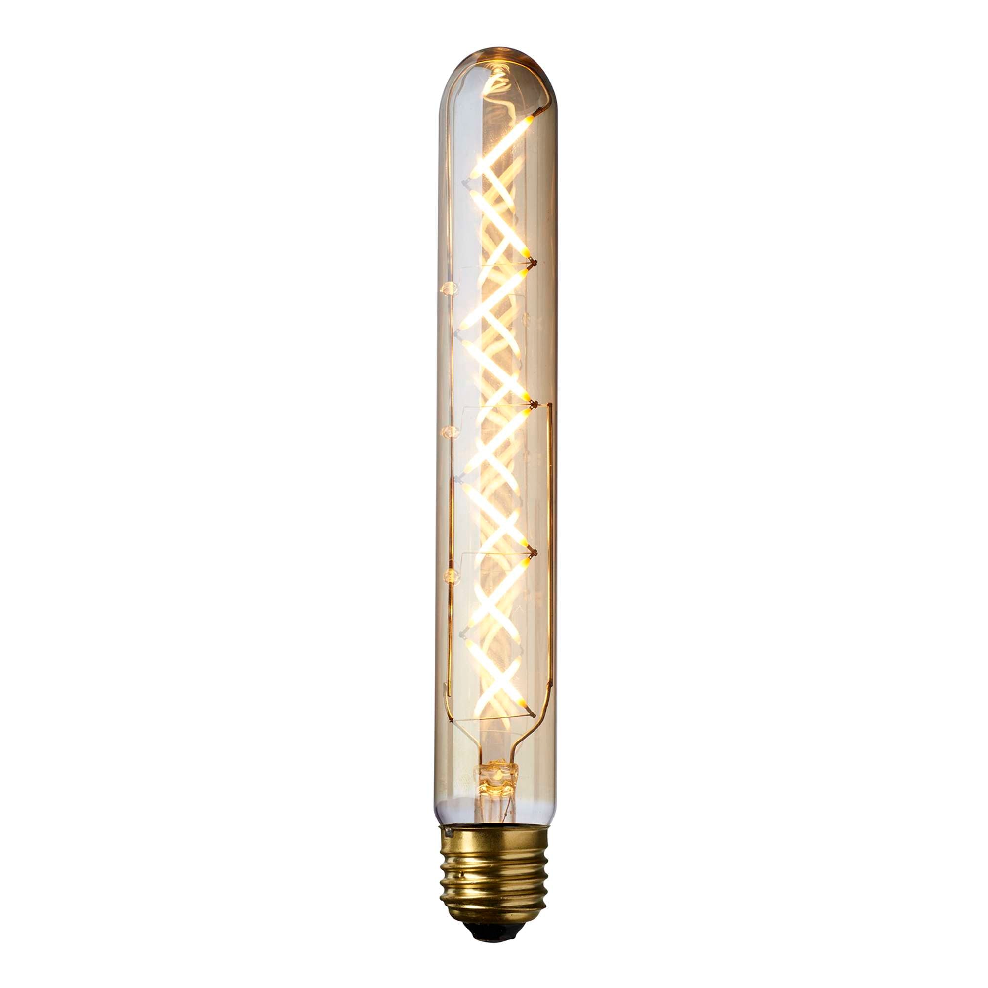 LED Rørpære 3W Gyldent glas