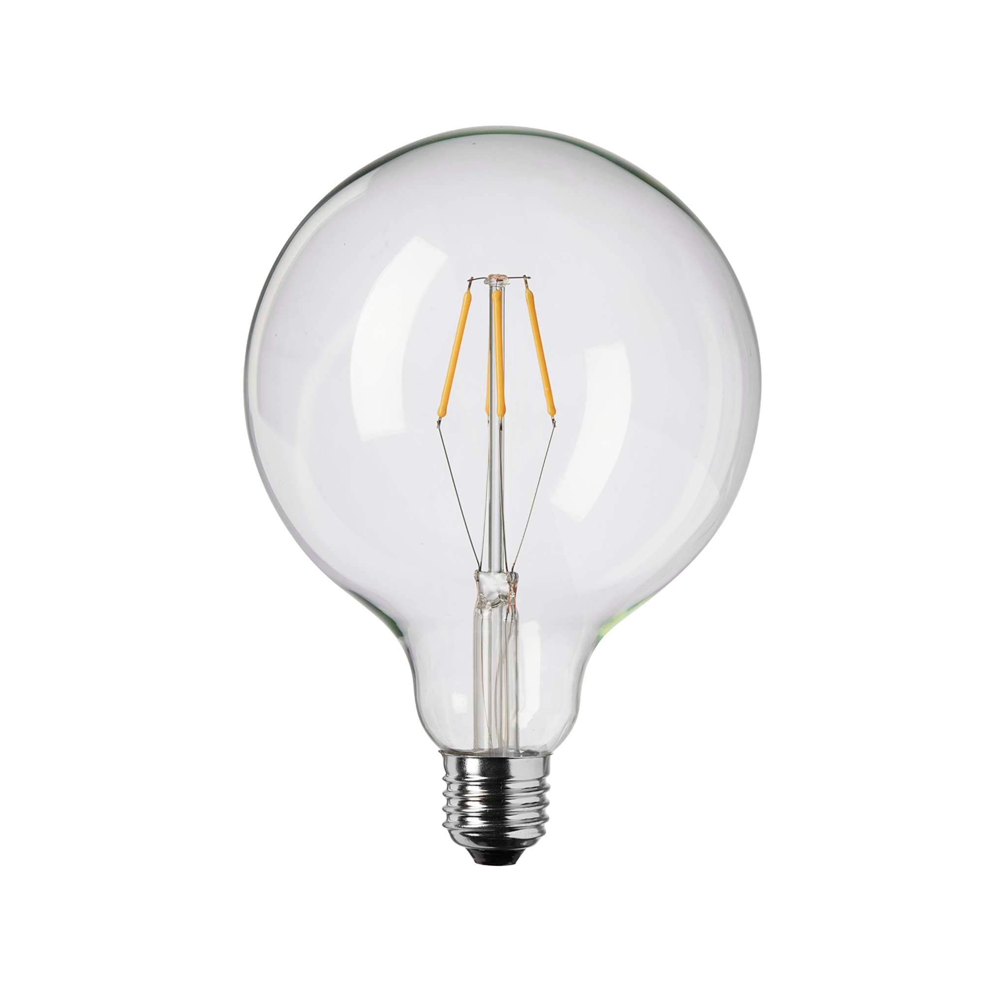 Basic LED Globepære 4W Klart glas Ø12,5 cm.