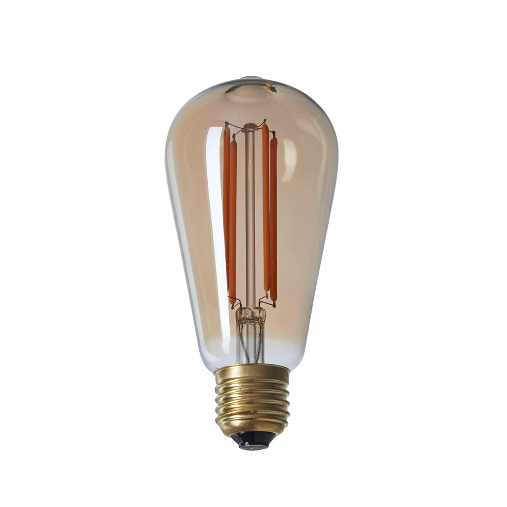 Drop LED Globepære 4W Gyldent glas