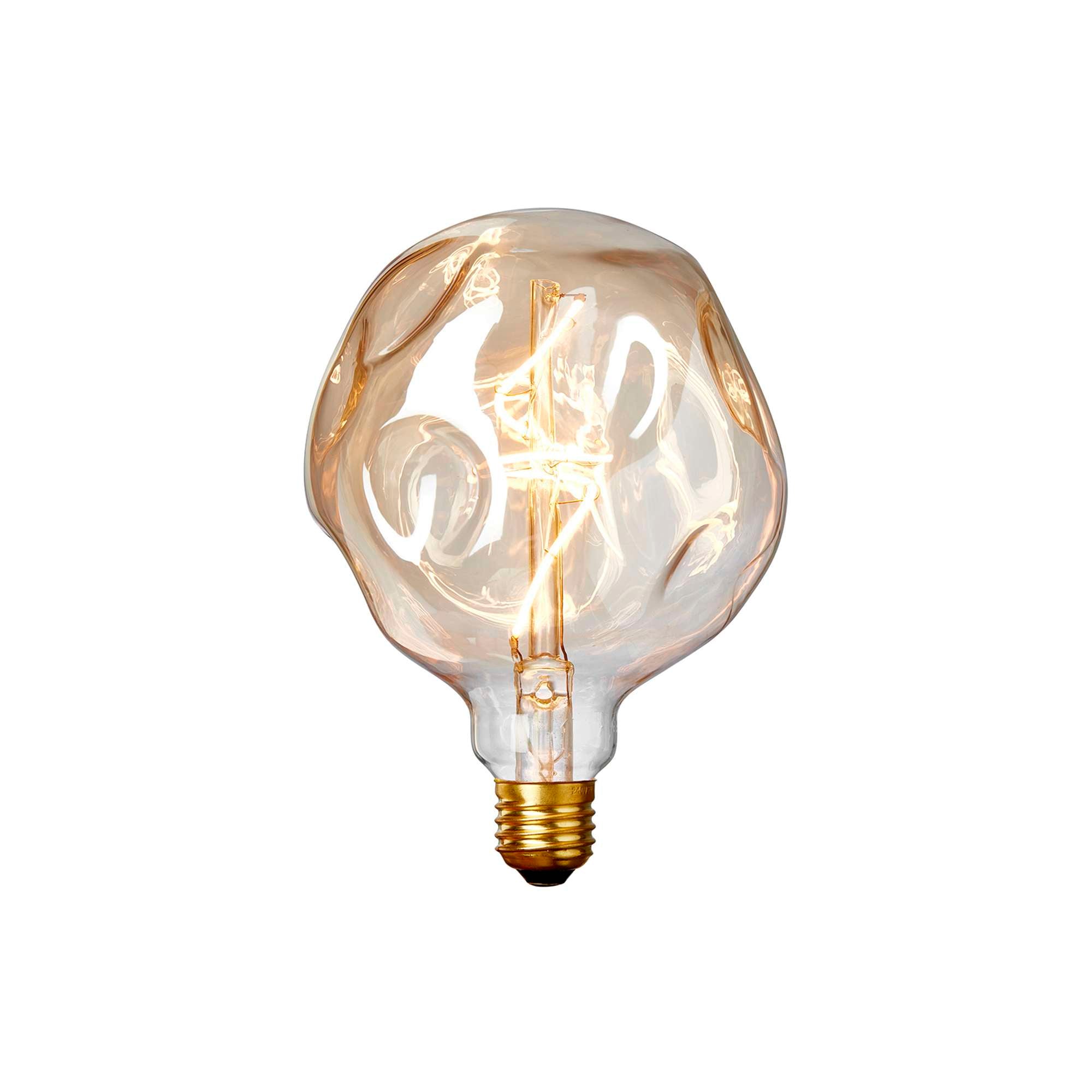 Stone LED Globepære 3W Gyldent glas