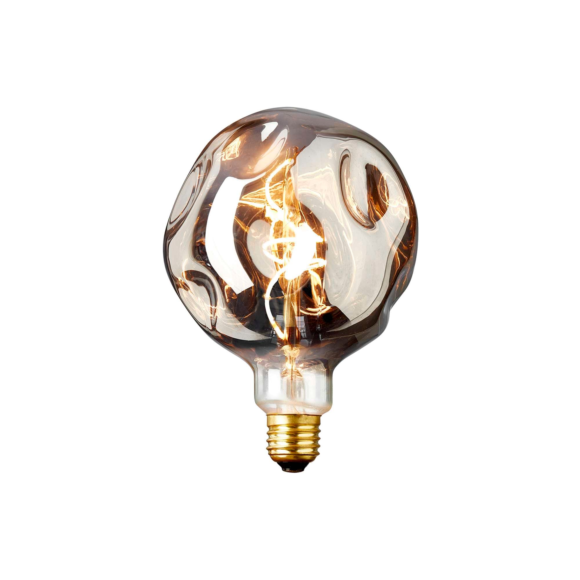 Stone LED Globepære 3W Mørktonet glas