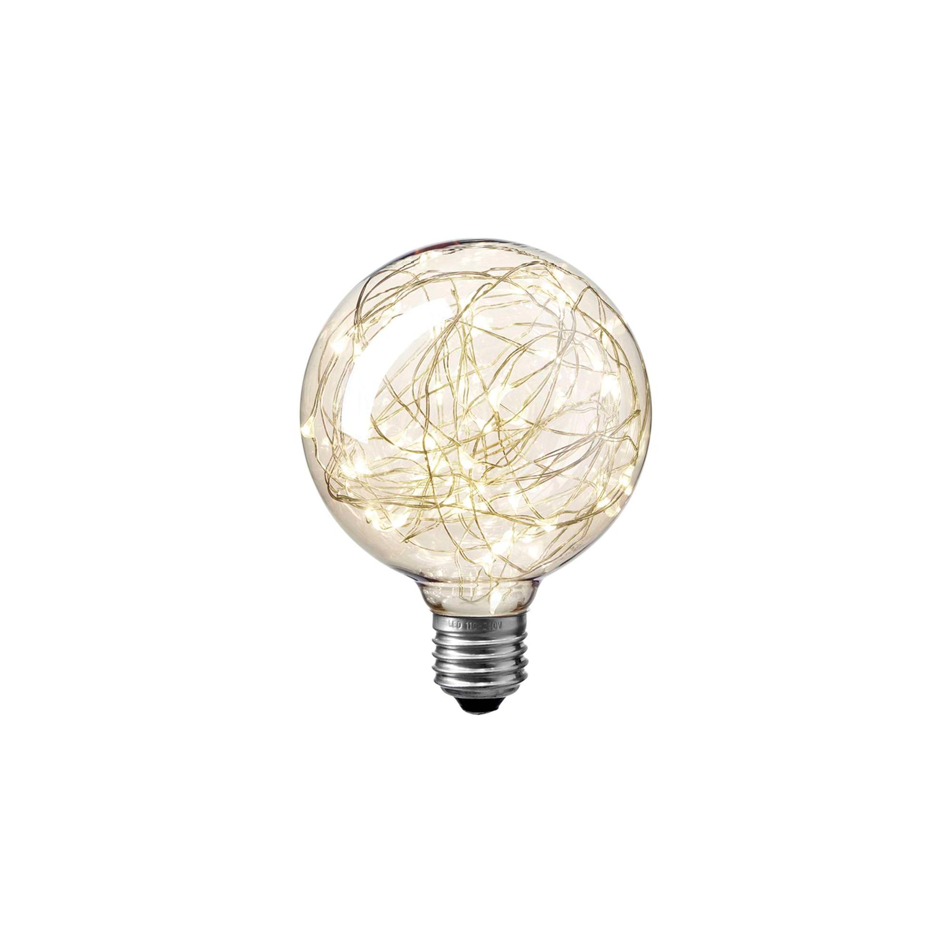 Clara LED Globepære 1W Mørktonet glas Ø9,5 cm._1