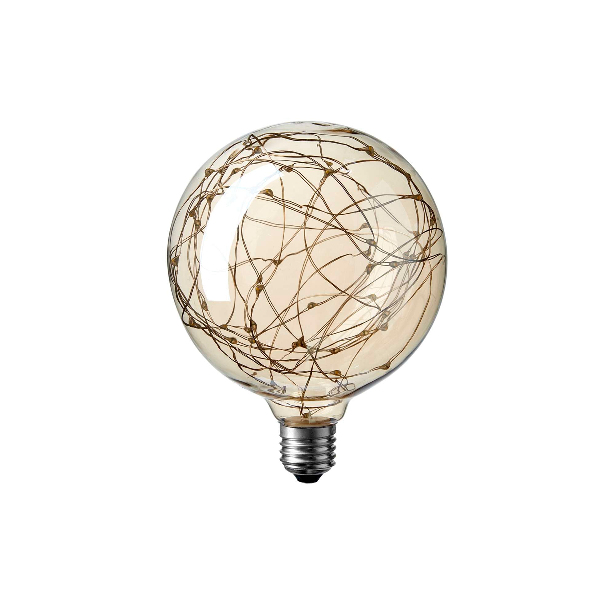Clara LED Globepære 1W Mørktonet glas Ø12,5 cm.