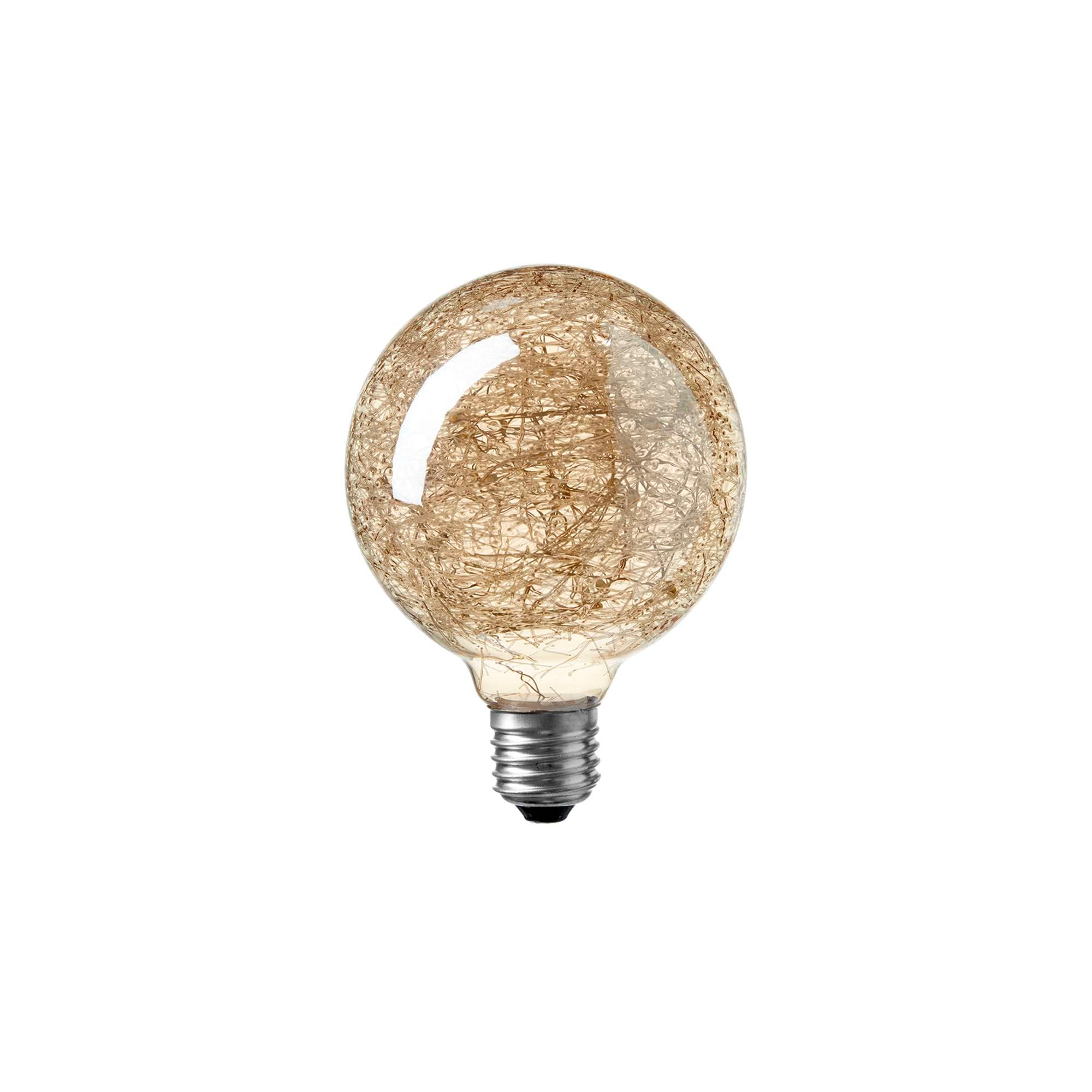 Clara LED Globepære 1W Klart glas Ø9,5 cm.