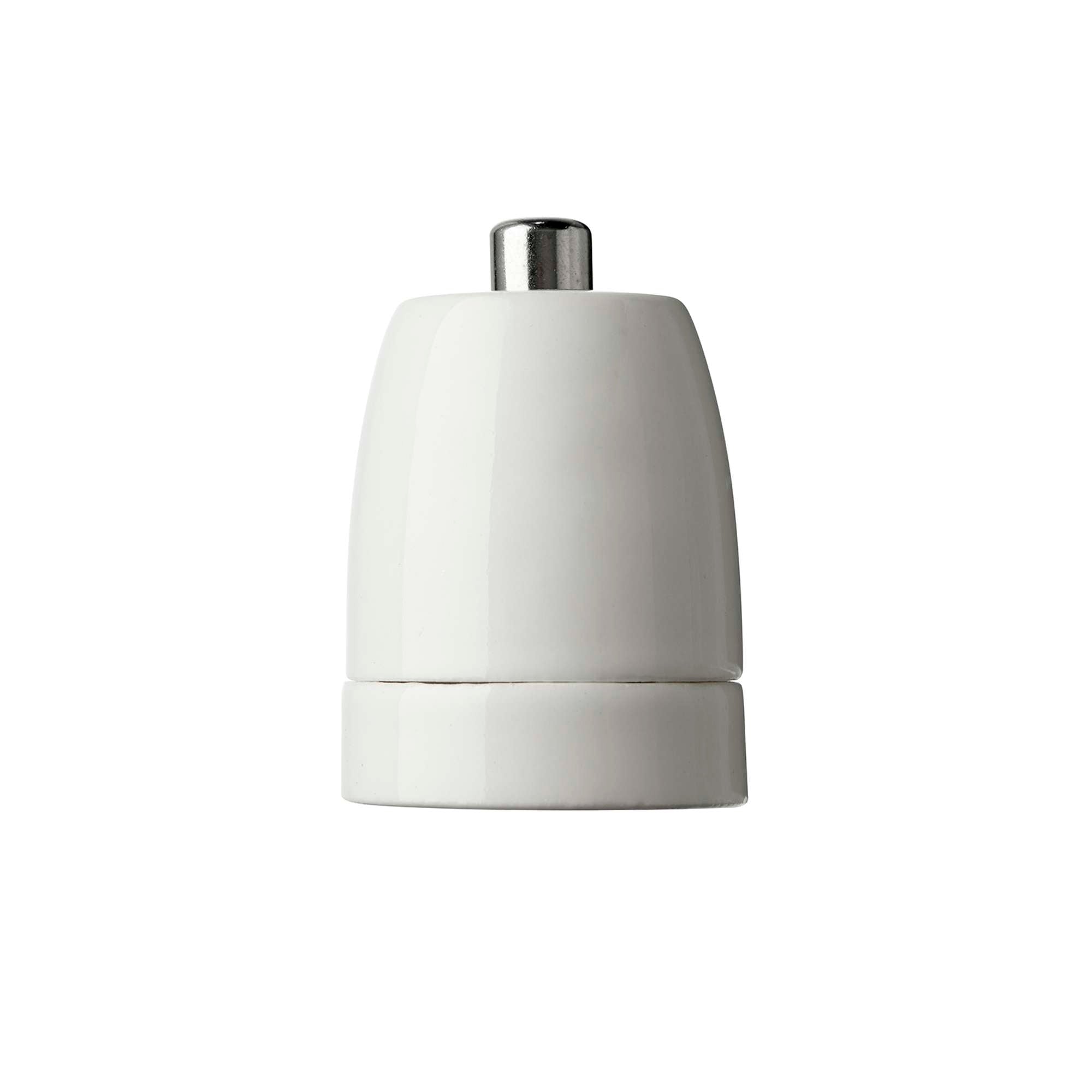 Porcelænsfatning Hvid