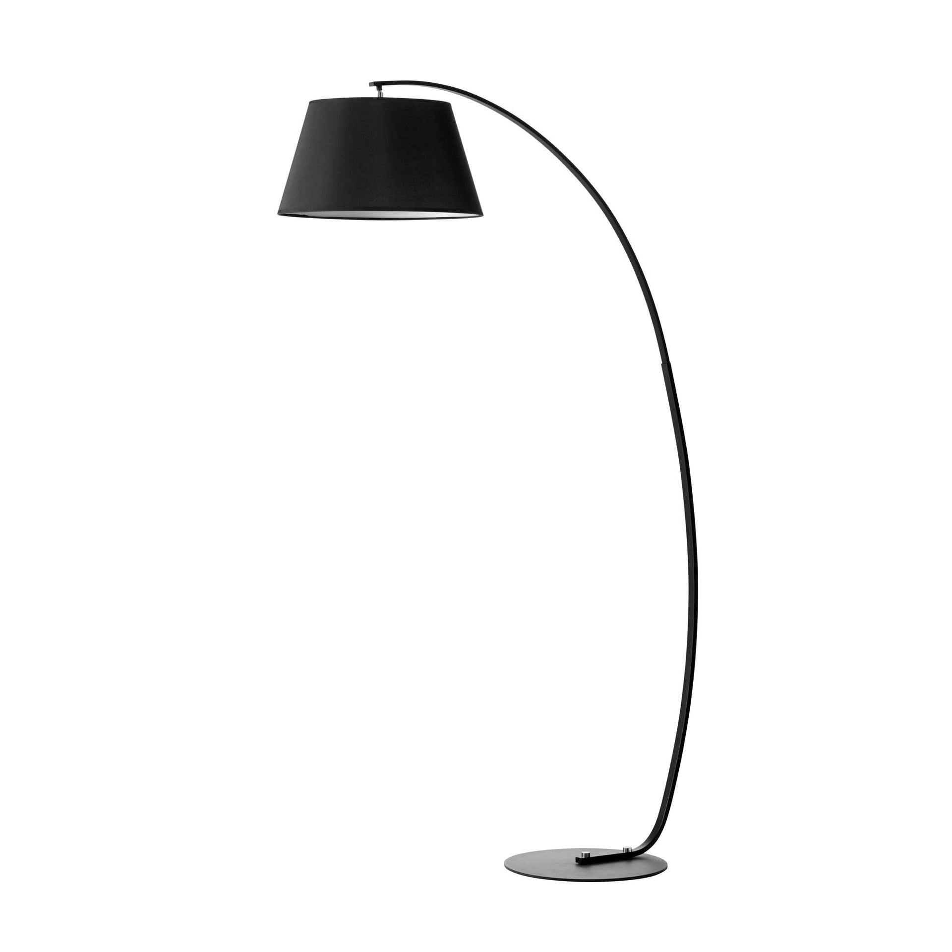 Manhattan Gulvlampe Sort/hvid skærm_1