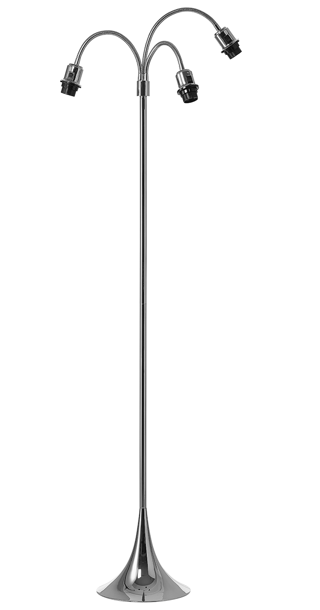 Trafik Gulvlampefod - sort uden skærme