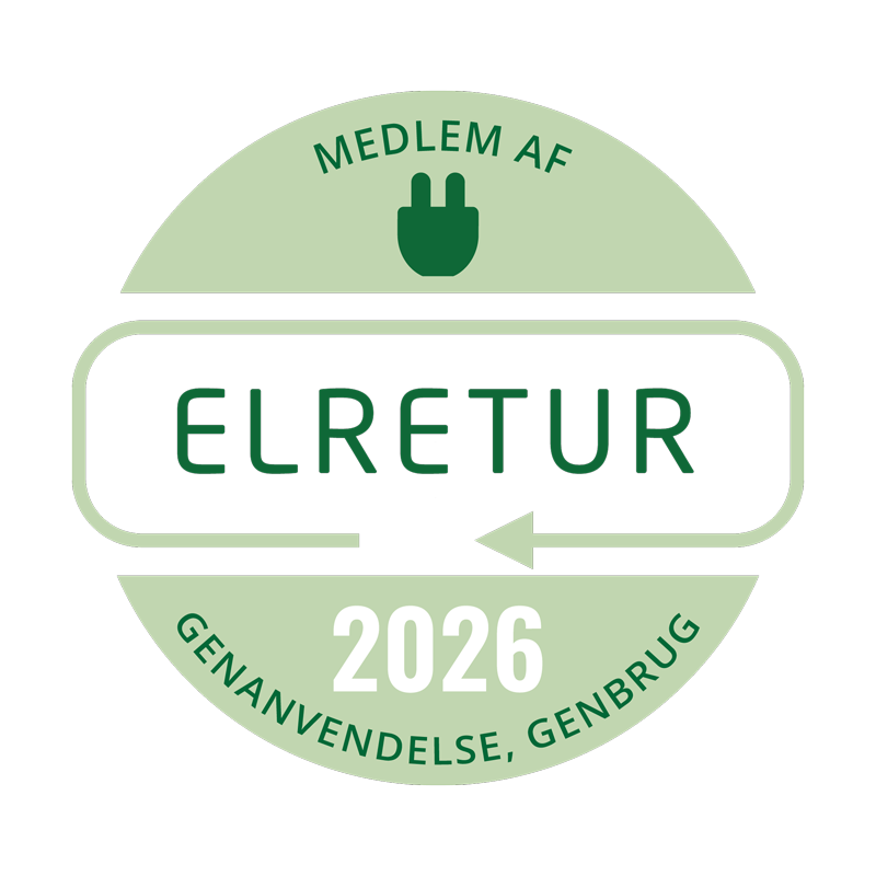 ELRETUR — medlem af Elretur, returordning for elektronik